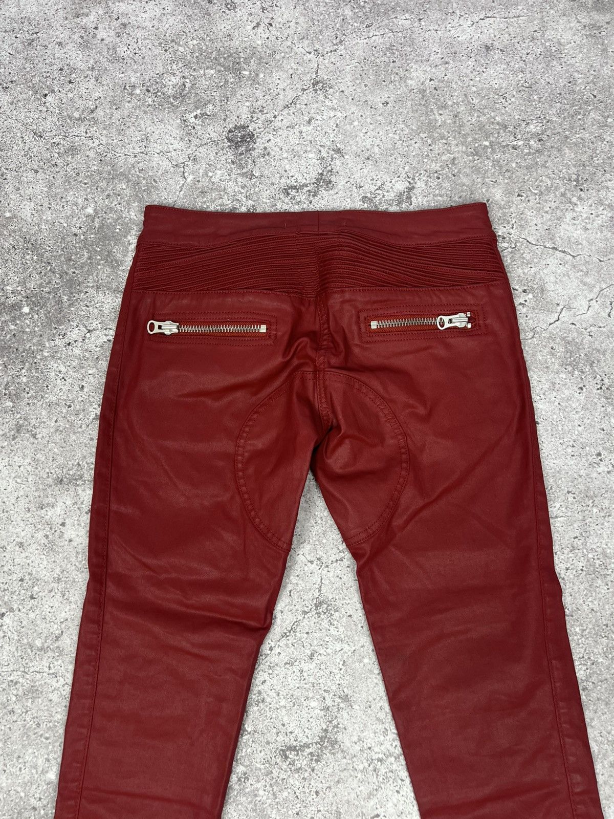 Isabel Marant Isabel Marant x H&M Pants Biker Moto Ankle Faux Leather Size 27" / US 4 / IT 40 - 10 Thumbnail