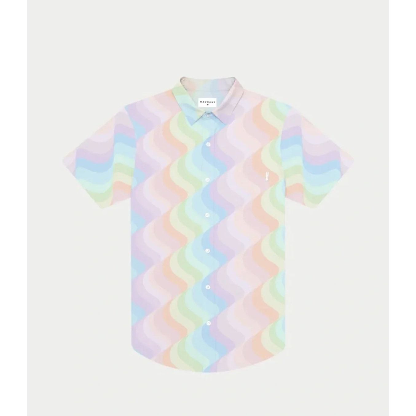 Bonobos MAVRANS Wavy Weekend Shirt Pastel Rainbow L Size US L / EU 52-54 / 3 - 1 Thumbnail