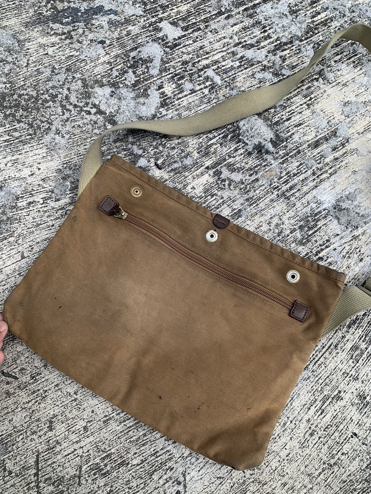 Porter Sun faded and dirty Canvas Porter cross body/sling bag Size ONE SIZE - 4 Thumbnail