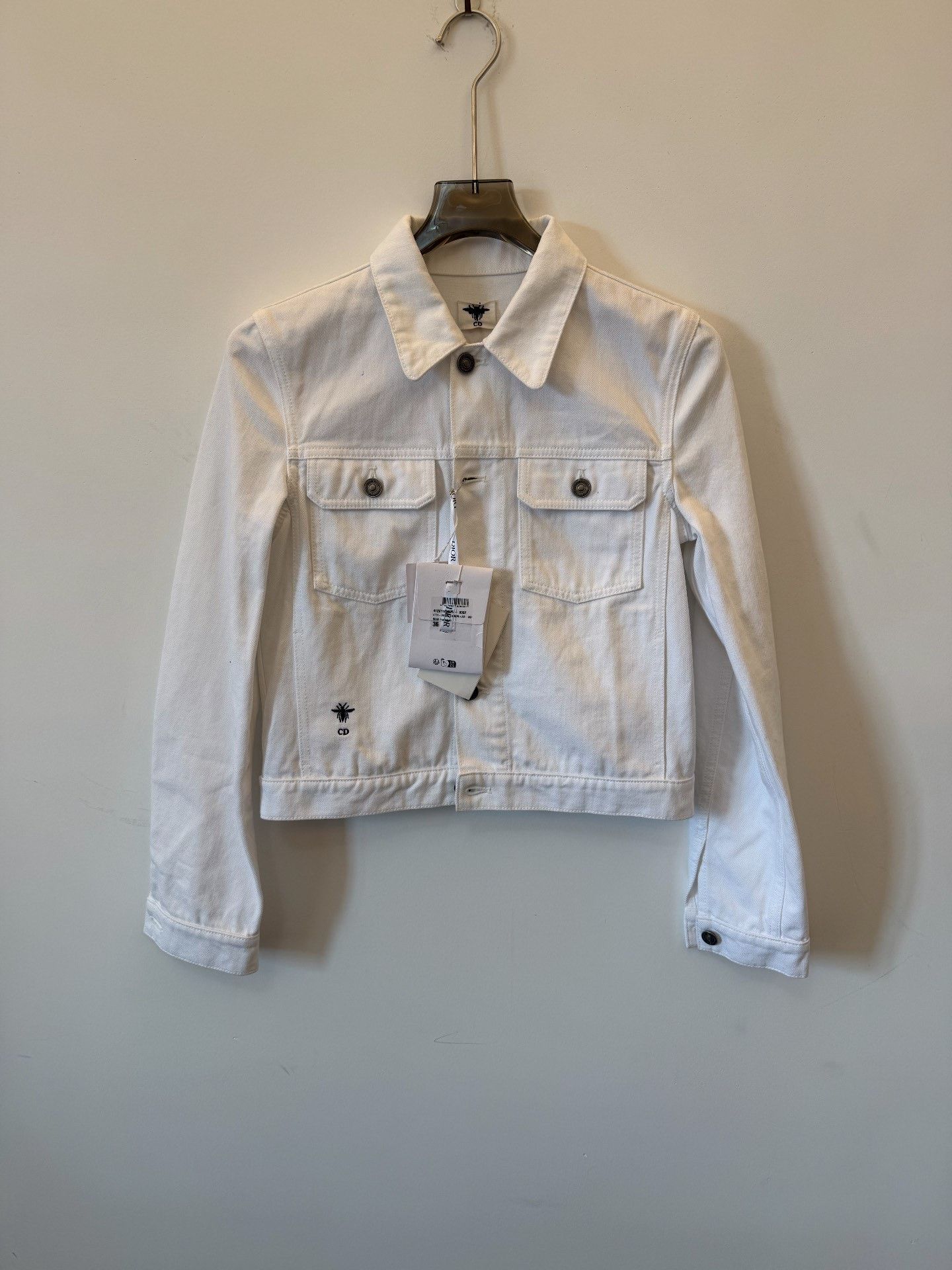 Dior Dior Denim Printed Jacket 36 Women Size S / US 4 / IT 40 - 1 Thumbnail
