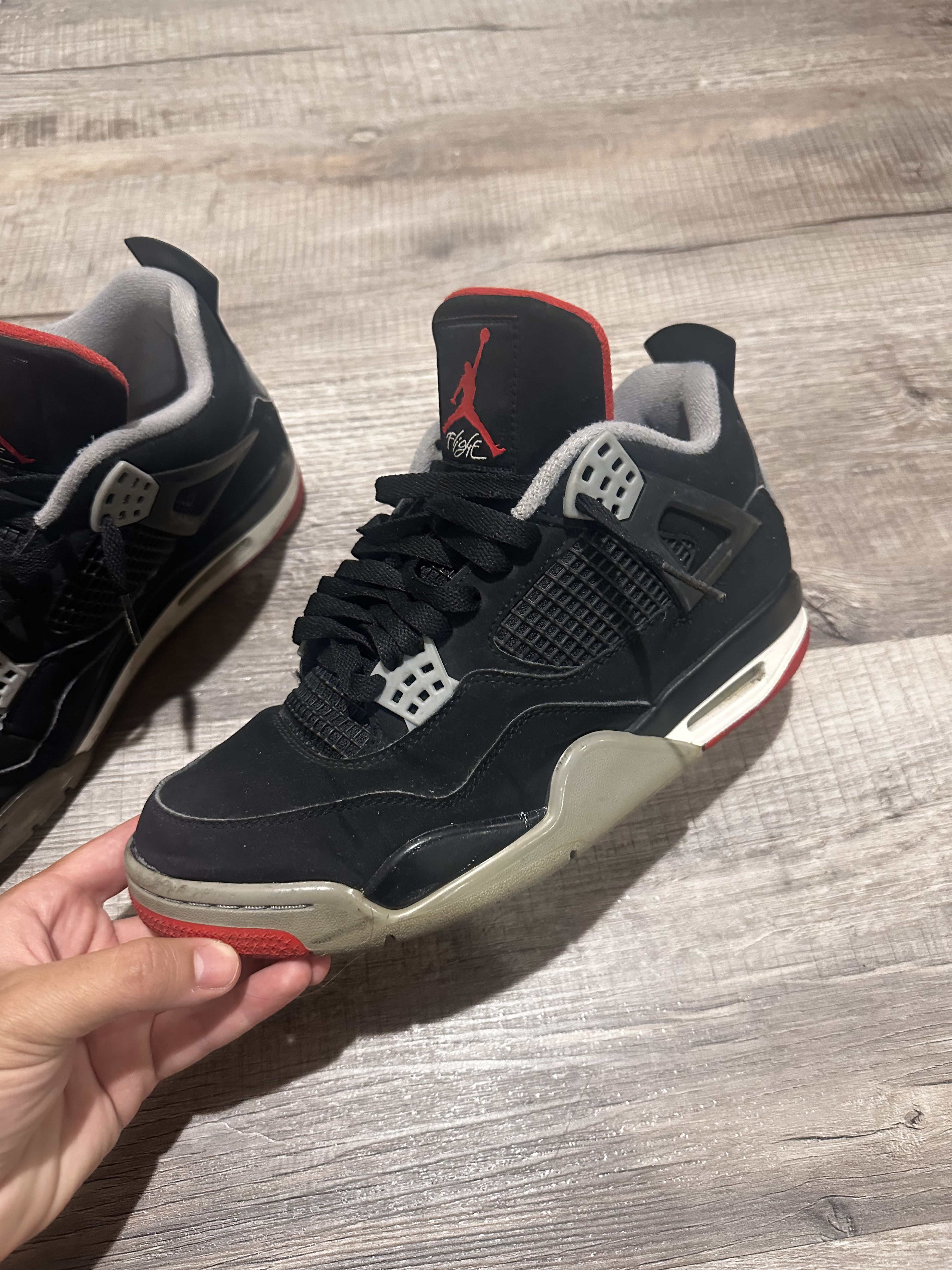 Jordan Brand Mens jordan 4 "bred" (2016) Size US 9 / EU 42 - 2 Thumbnail