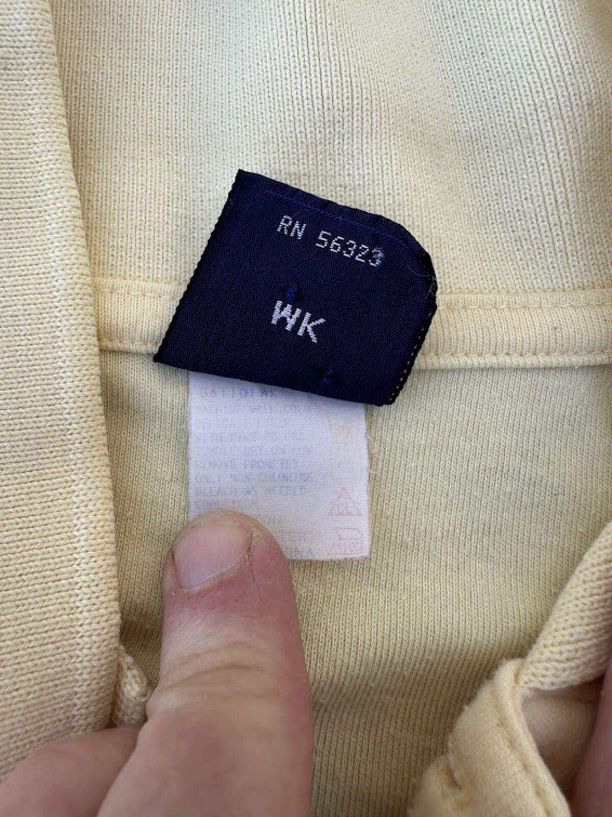 Nike Vintage Nike Pale Yellow Polo Large Size US L / EU 52-54 / 3 - 5 Thumbnail