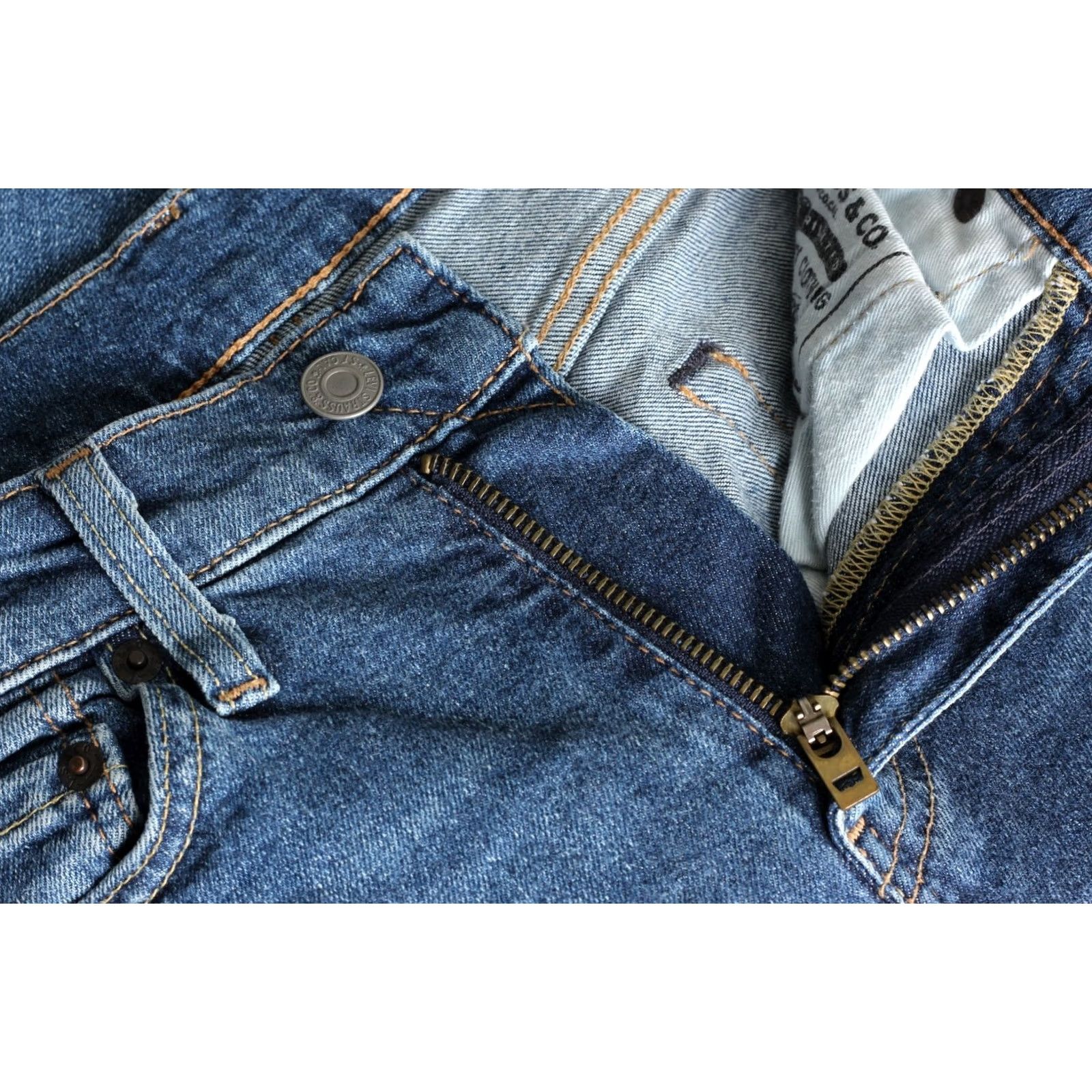 Levi's LEVIS 510 PREMIUM BIG E Stretch Skinny Fit Jeans Men 27x32 W27 L32 DZ2261 blue denim retro modern Mens Jeans Size US 27 - 6 Thumbnail