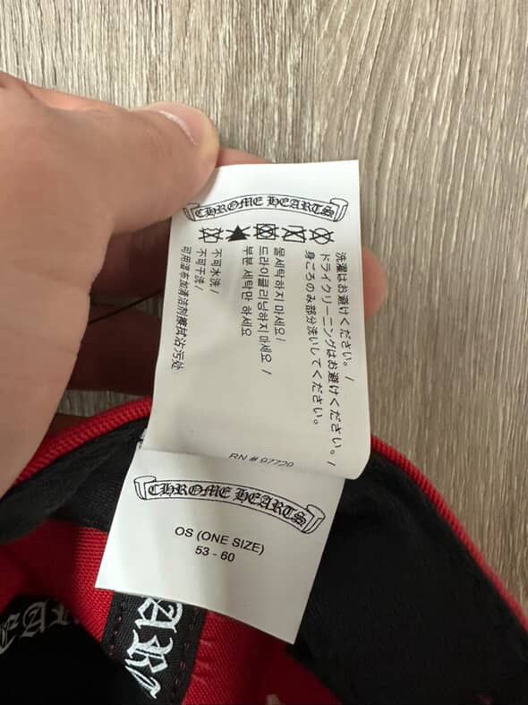 Chrome Hearts Red Chrome hearts hat Size ONE SIZE - 7 Thumbnail