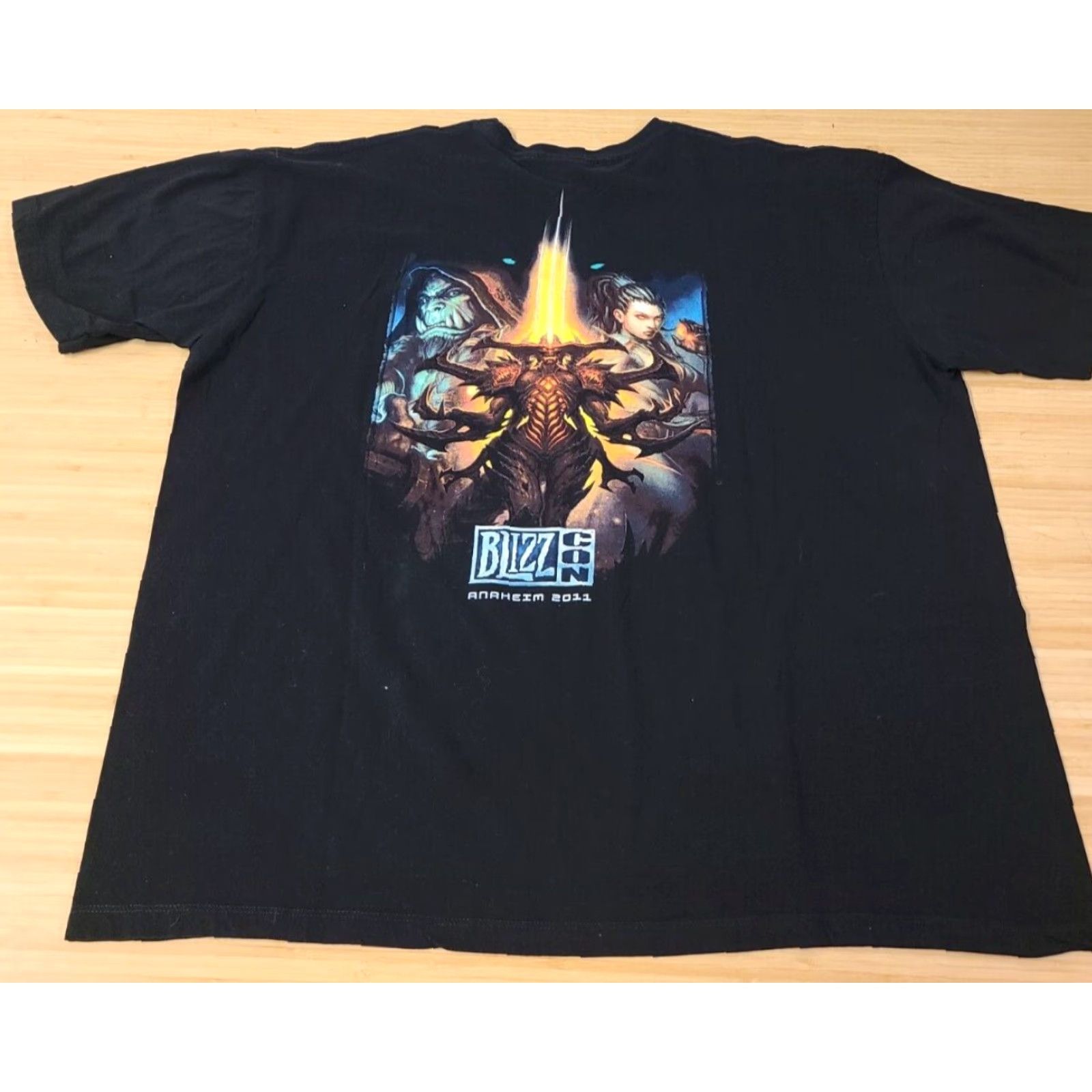Vintage VINTAGE Blizzard Blizzcon 2XL T-Shirt Men Short Sleeve Crew Neck Black Cotton Graphic Print Regular Fit Mens Size US XXL / EU 58 / 5 - 5 Thumbnail