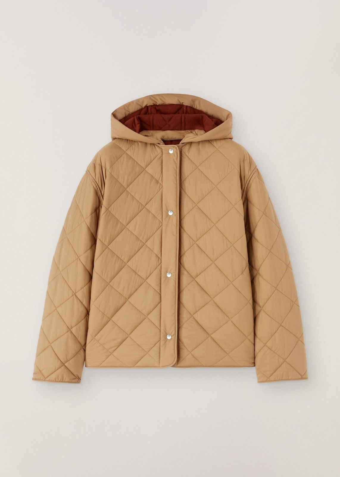 Loro Piana o1srvl11e0824 Superlight Nylon Quilted Jacket in Brown Size L / US 10 / IT 46 - 1 Thumbnail