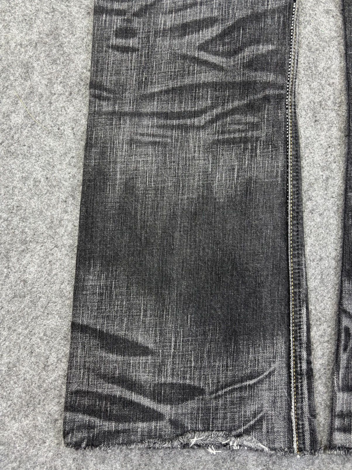 Edwin 💥Flare💥Archival Edwin 503 Chaos Fades Black Denim K15 Size US 31 - 12 Thumbnail