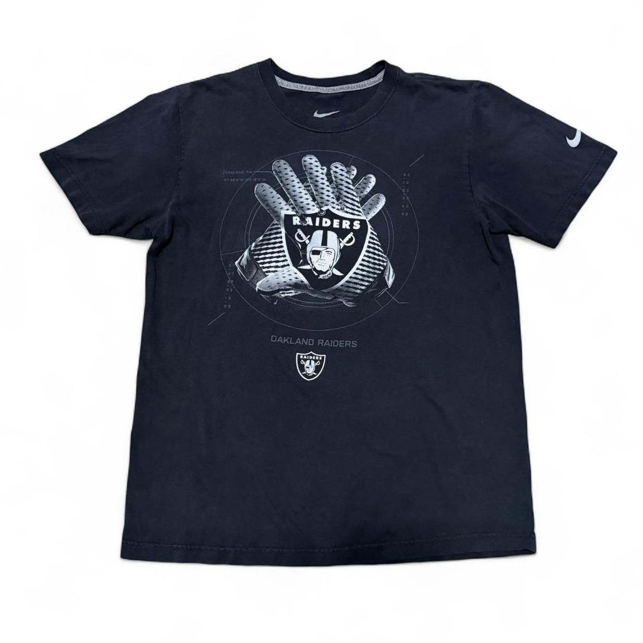 Nike Vintage 2000s Nike Oakland Raiders Tee - Black Size US M / EU 48-50 / 2 - 2 Thumbnail