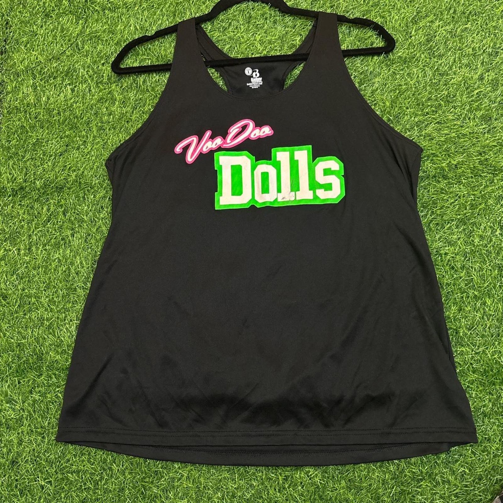 Other Women's Retro Black ‘Voo Doo Dolls’ Athletic Tank Top Size L / US 10 / IT 46 - 1 Thumbnail