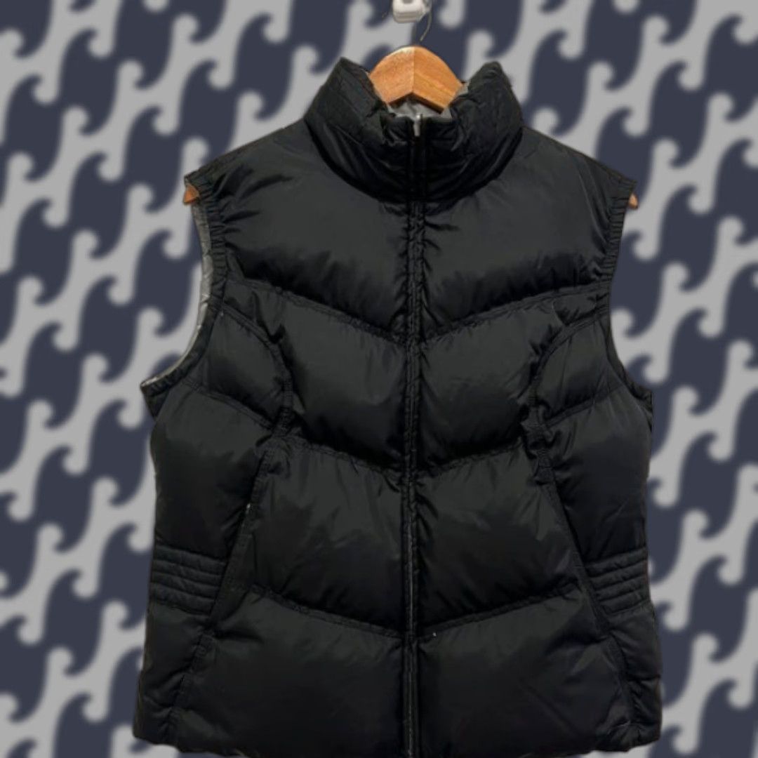 Nike VINTAGE Nike Puffer Vest Down Fill Zip Reversable Womens Size L Black Size L / US 10 / IT 46 - 1 Thumbnail