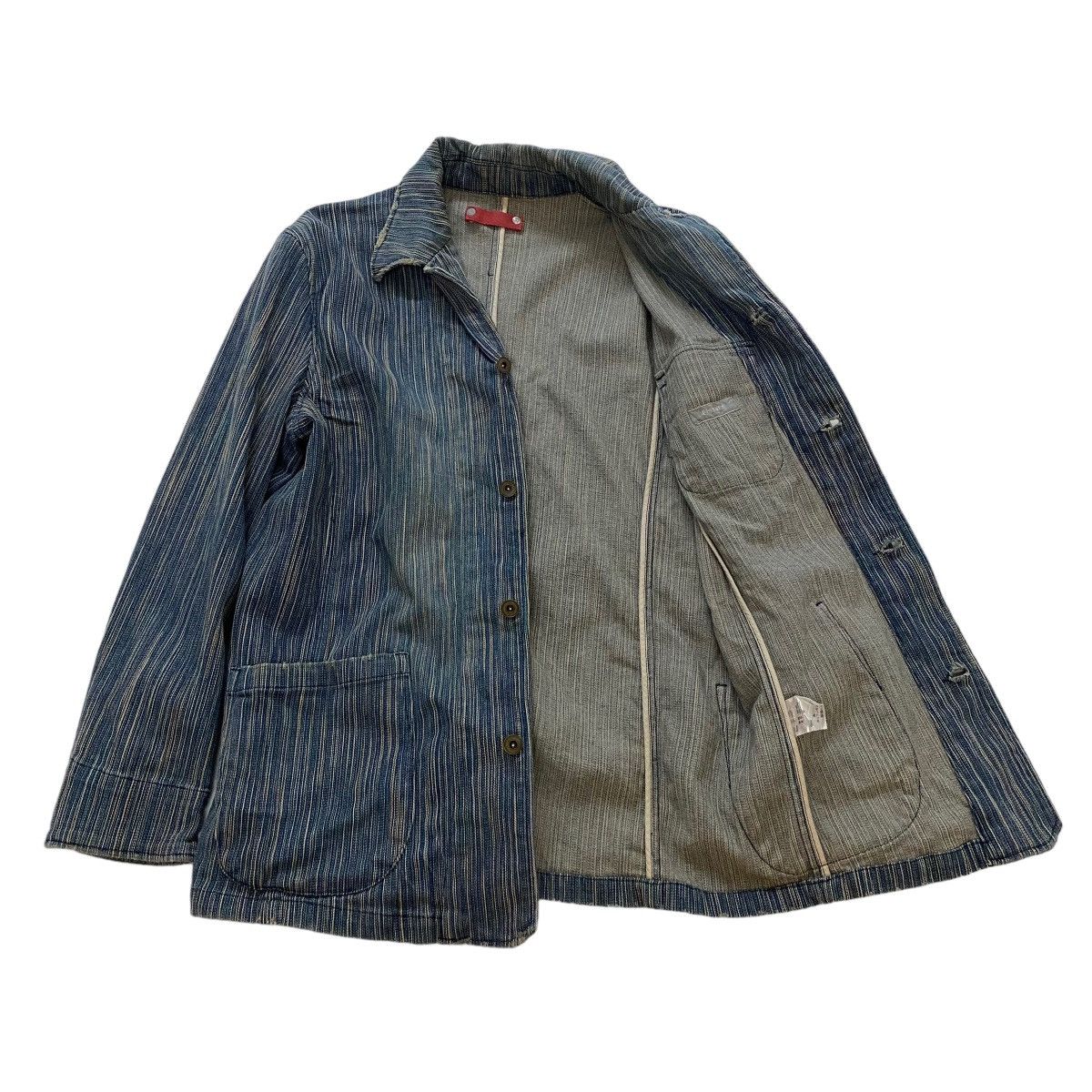Vintage ⚡️Vintage Fissare stripe stiches chore style jacket Size US M / EU 48-50 / 2 - 11 Thumbnail