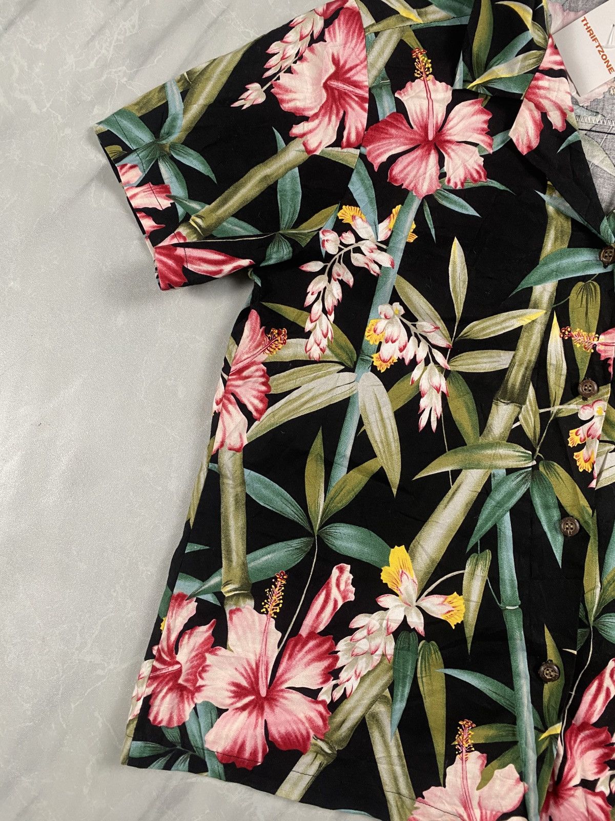 Other Rare Vintage 90s Nui Nalu Hawaiian Floral Open Collar Size US S / EU 44-46 / 1 - 3 Thumbnail