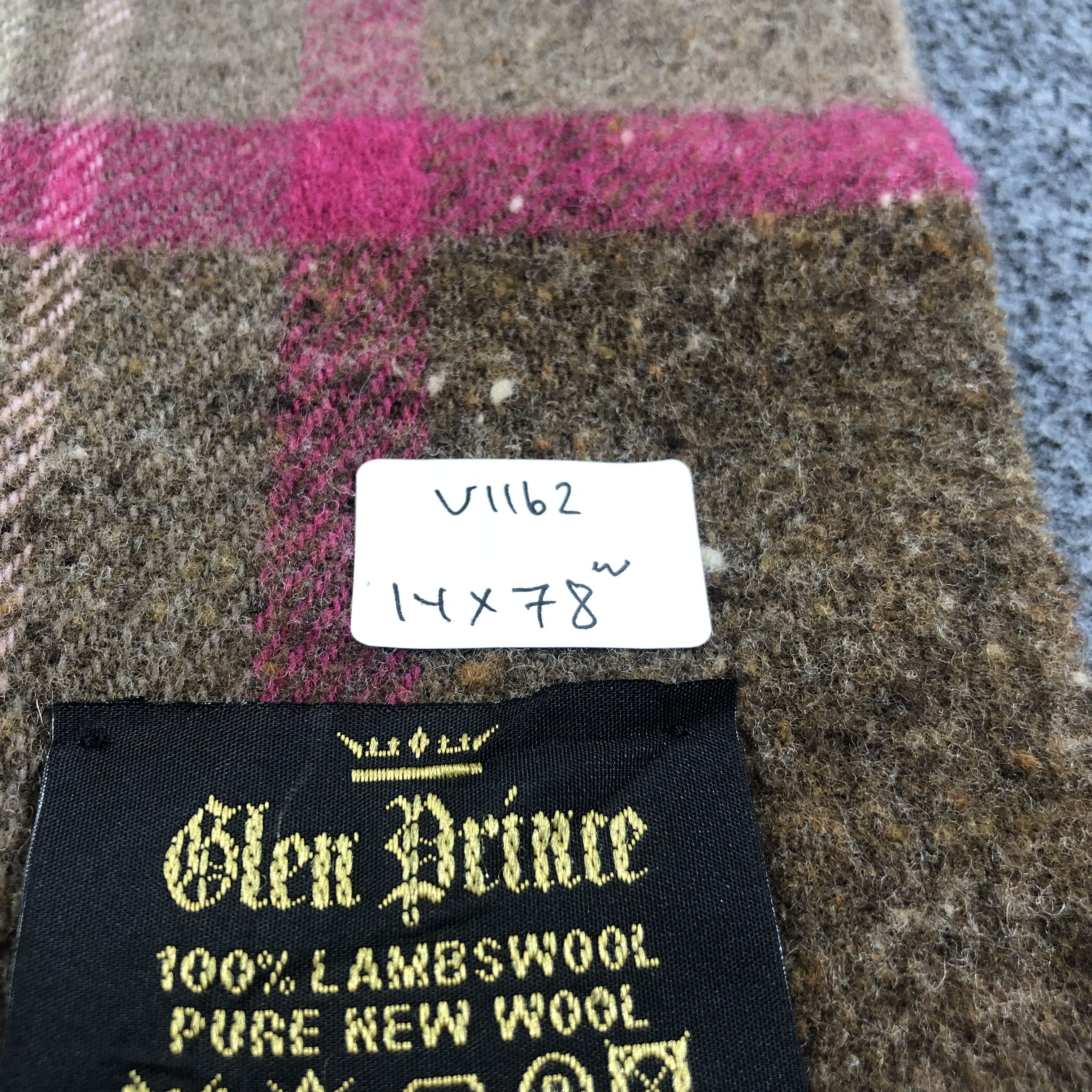 Hypebeast Glen Prince Wool Scarf Muffler V1162 Size ONE SIZE - 5 Thumbnail
