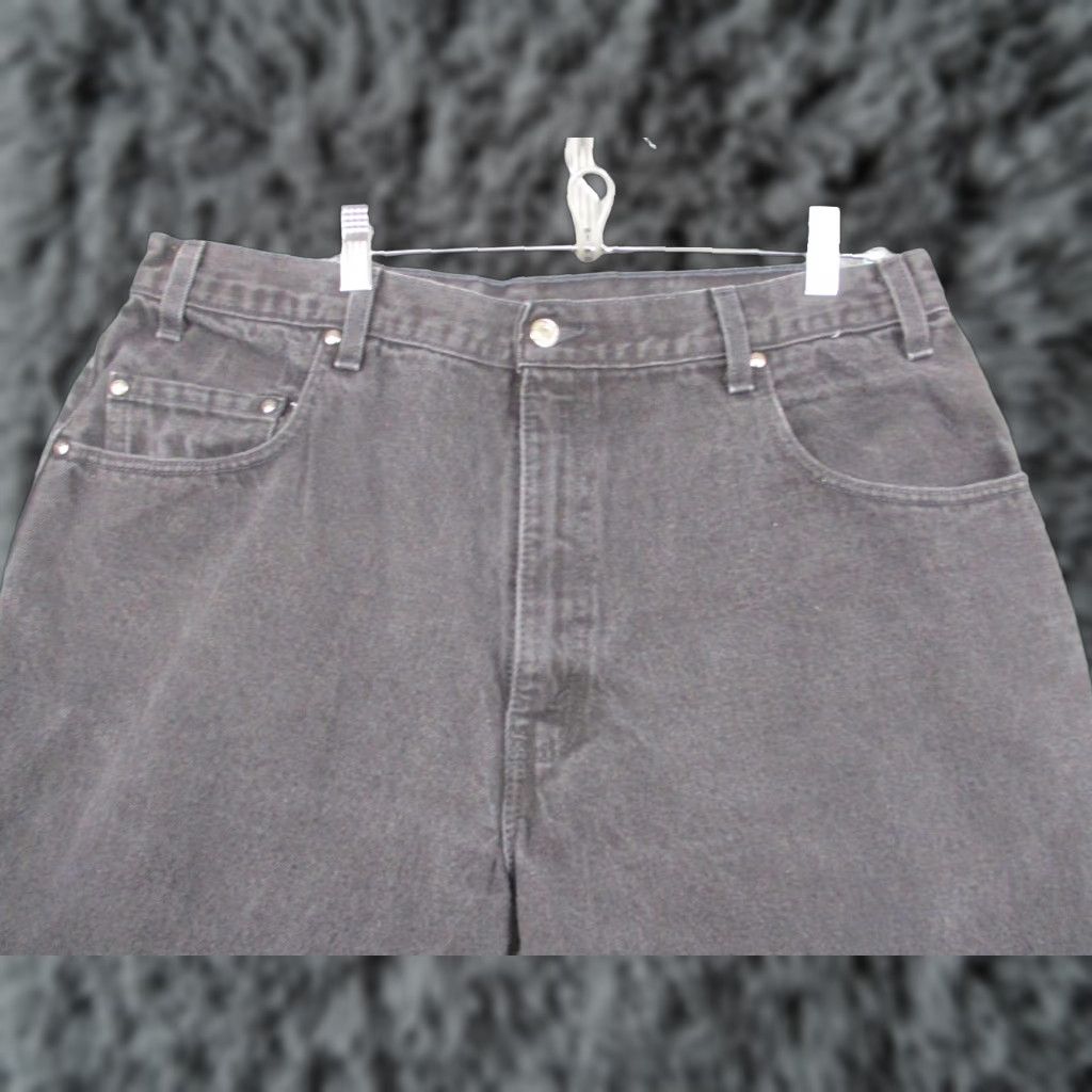 Levi's VINTAGE Levi's 545 Jeans Mens 38x30 Black Loose Fit Tapered Leg Made in USA 90s Denim Size US 38 / EU 54 - 1 Thumbnail