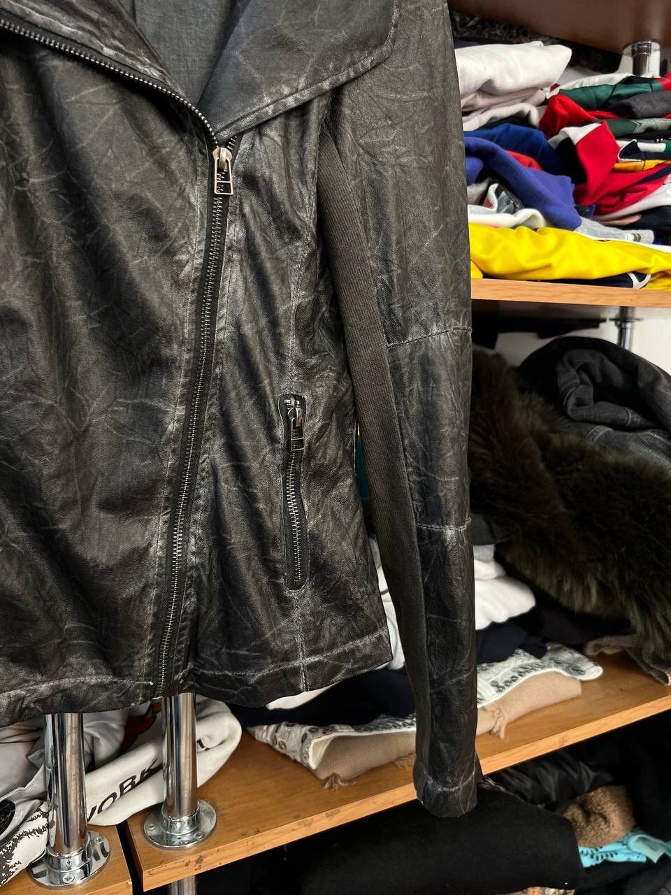 Hysteric Glamour Y2K Avant Garde Factory Distressed Zip Jacket Size M / US 6-8 / IT 42-44 - 4 Thumbnail