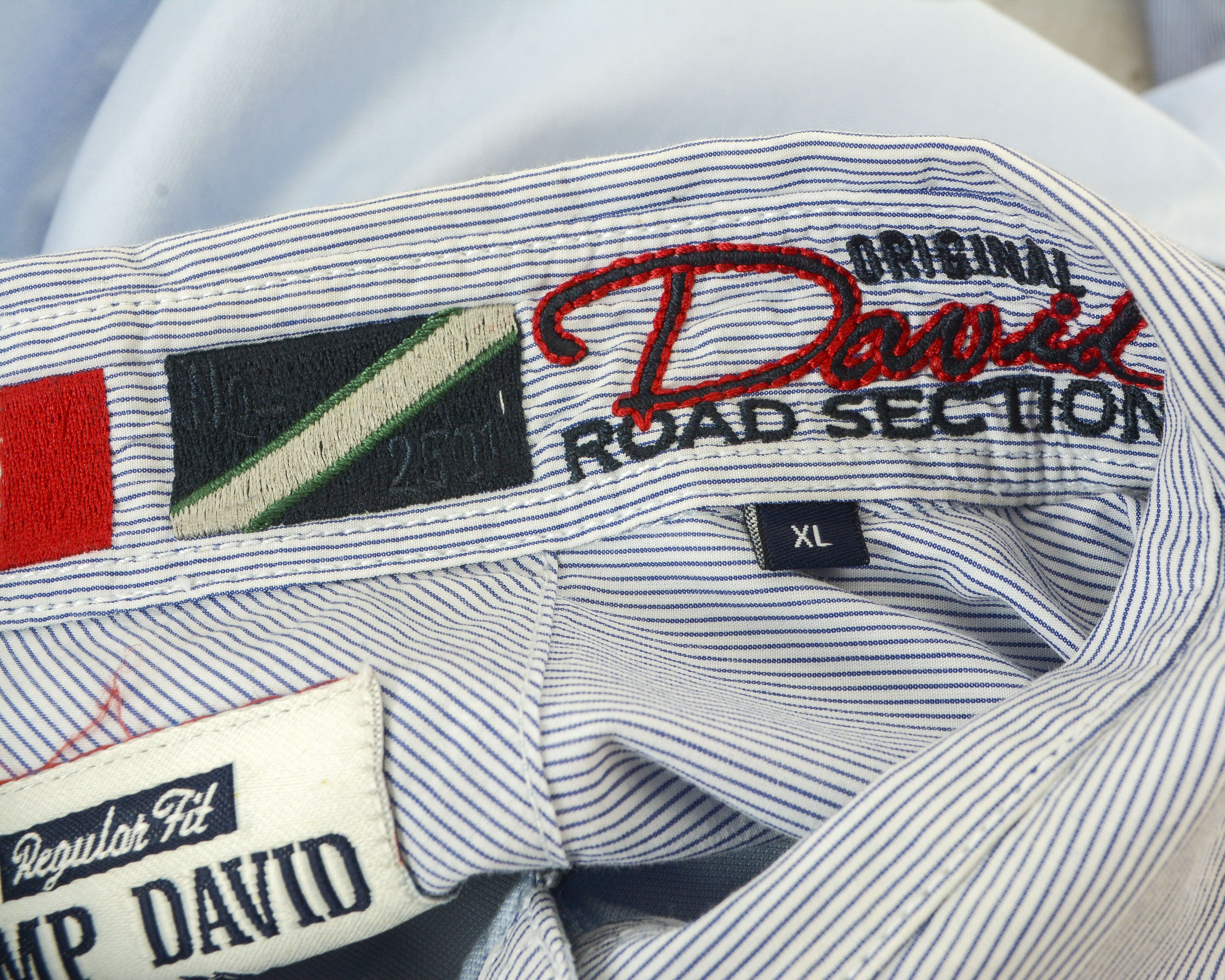 Camp David Shirt XL Button Up Embroided Formal Long Sleeve Casual Top Size US XL / EU 56 / 4 - 4 Thumbnail
