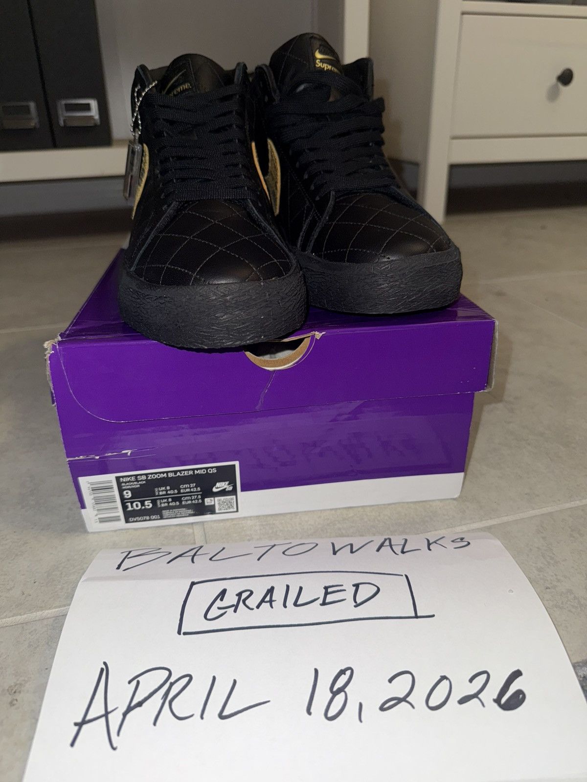 Nike SB Supreme Nike SB Blazer Size US 9 / EU 42 - 2 Thumbnail