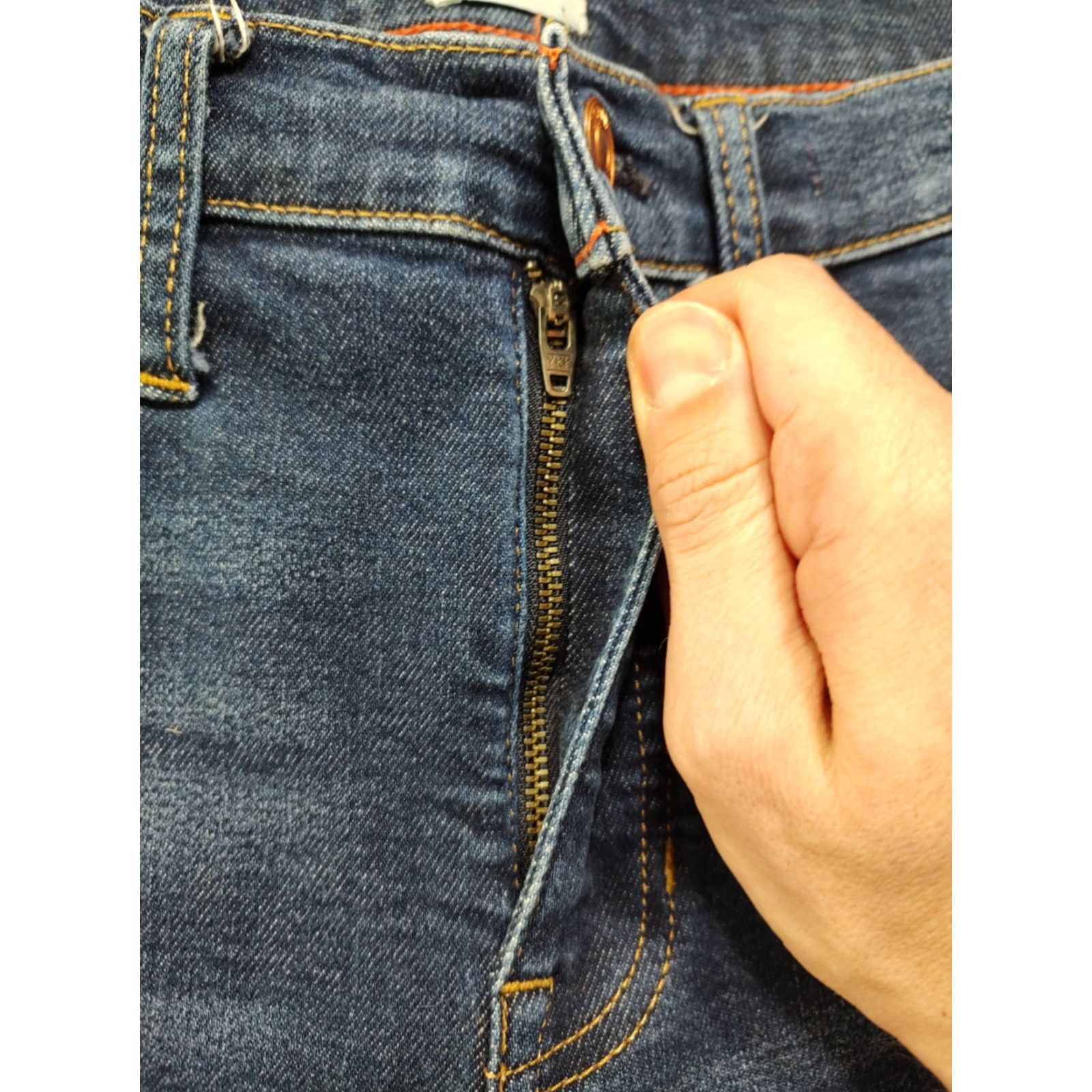 J.Crew VINTAGE J.CREW Jeans Womens 29 Inseam 27 Blue 9" Mid Wash Denim Straight Relaxed Stretch City 90s Womens Size 29" - 4 Thumbnail