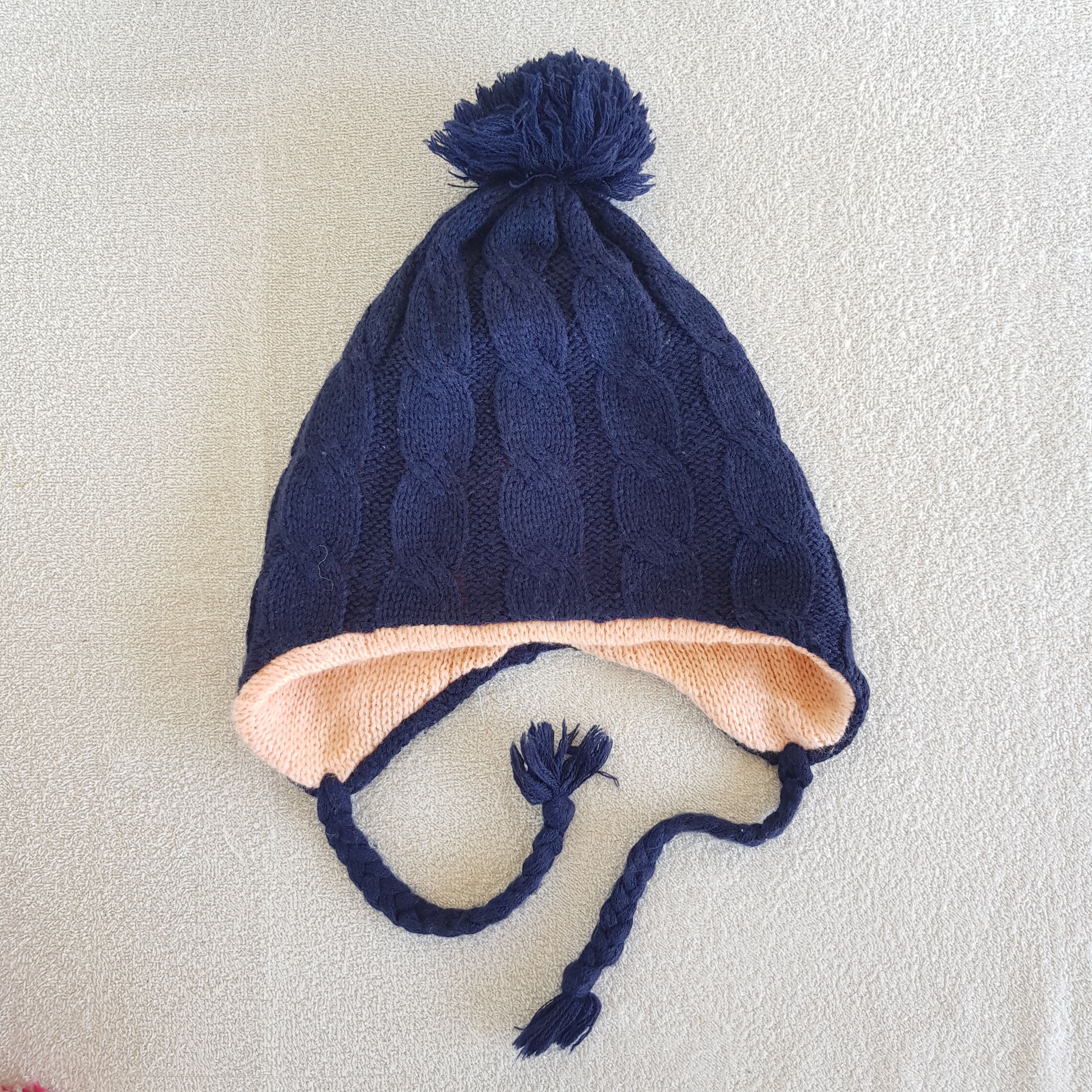 Aran Isles Knitwear Vintage Japanese Earflap Beanie Aran Isle Knit Ski Caps Hat Size ONE SIZE - 6 Thumbnail
