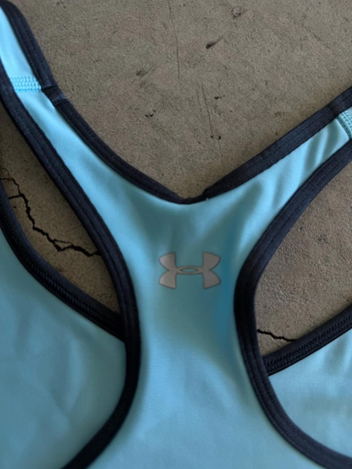 Under Armour Under Armour / Racerback Sports Bra / Blue Size ONE SIZE - 7 Thumbnail
