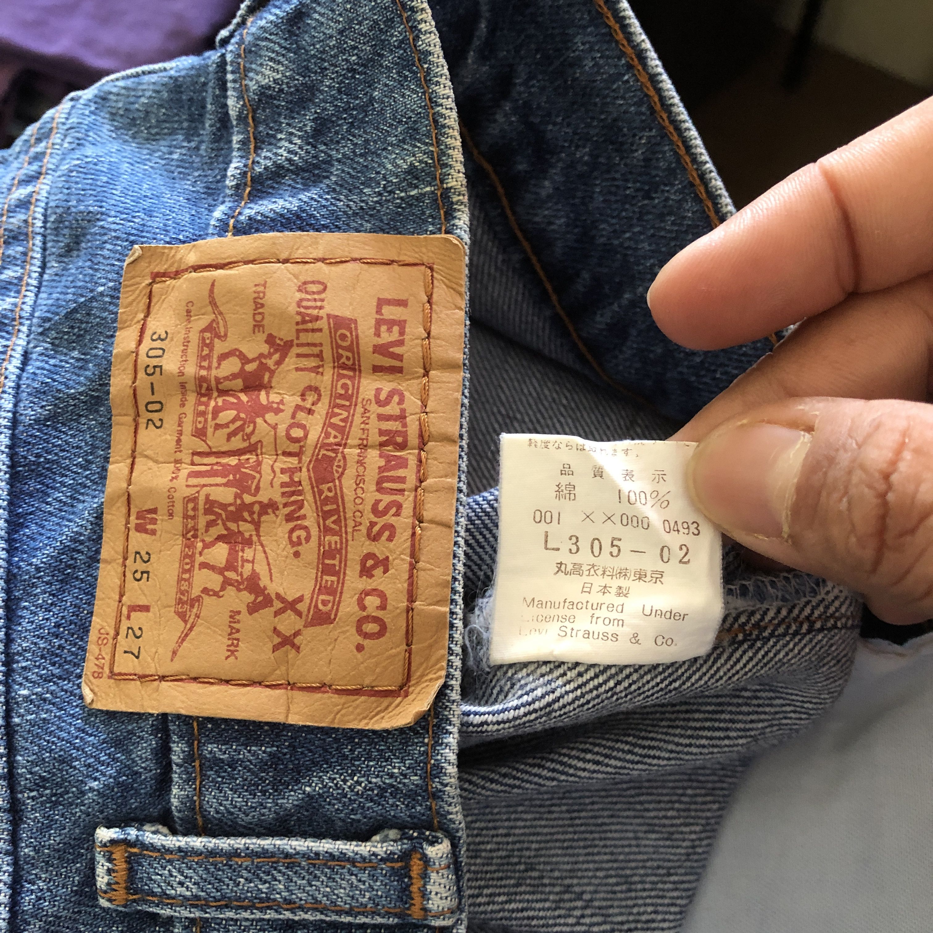 Levi's Vintage Levis 305 Stonewash Jeans Levi's Tiny Size Denim Size 24" / US 00 / IT 34 - 8 Thumbnail