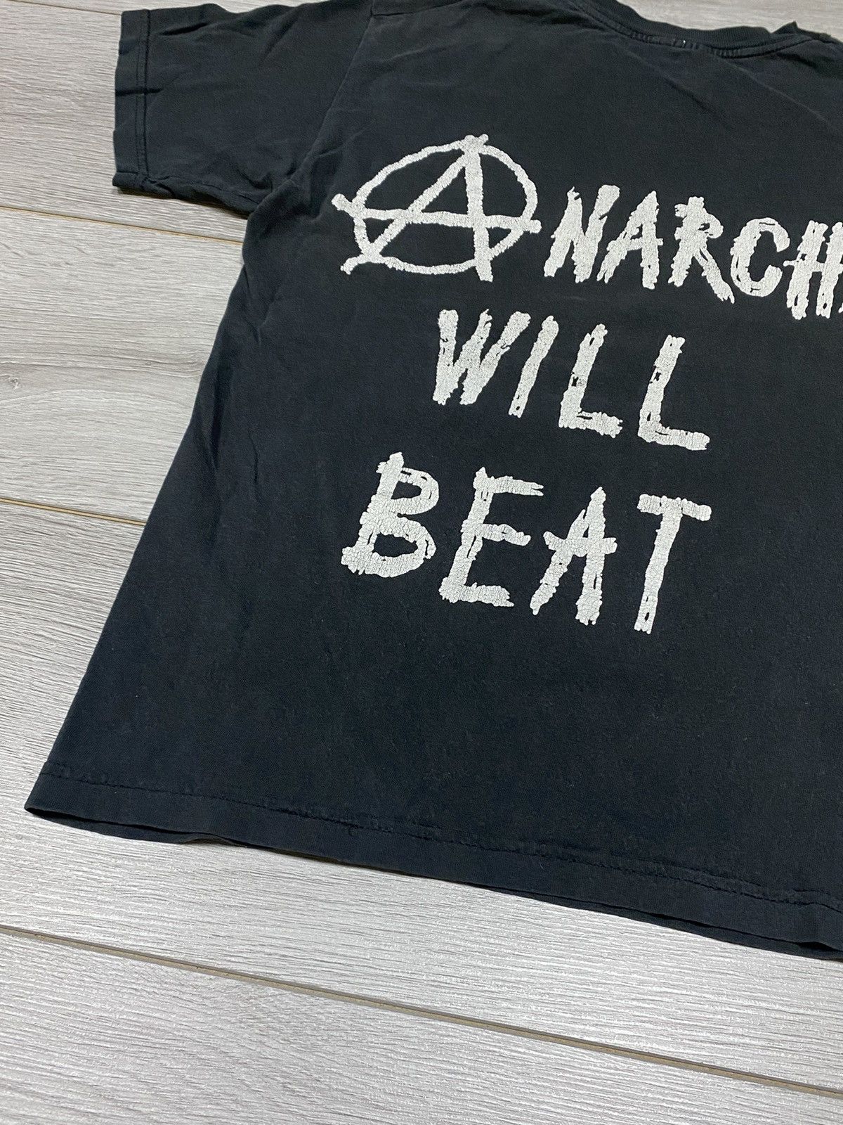Vintage Anarchy will beat graphic tee vintage big print t-shirt Size US M / EU 48-50 / 2 - 5 Thumbnail