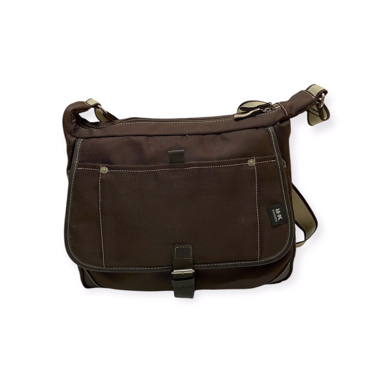 Japanese Brand R. Kikuchi Multipocket Crossbody Bag Size ONE SIZE - 1 Thumbnail