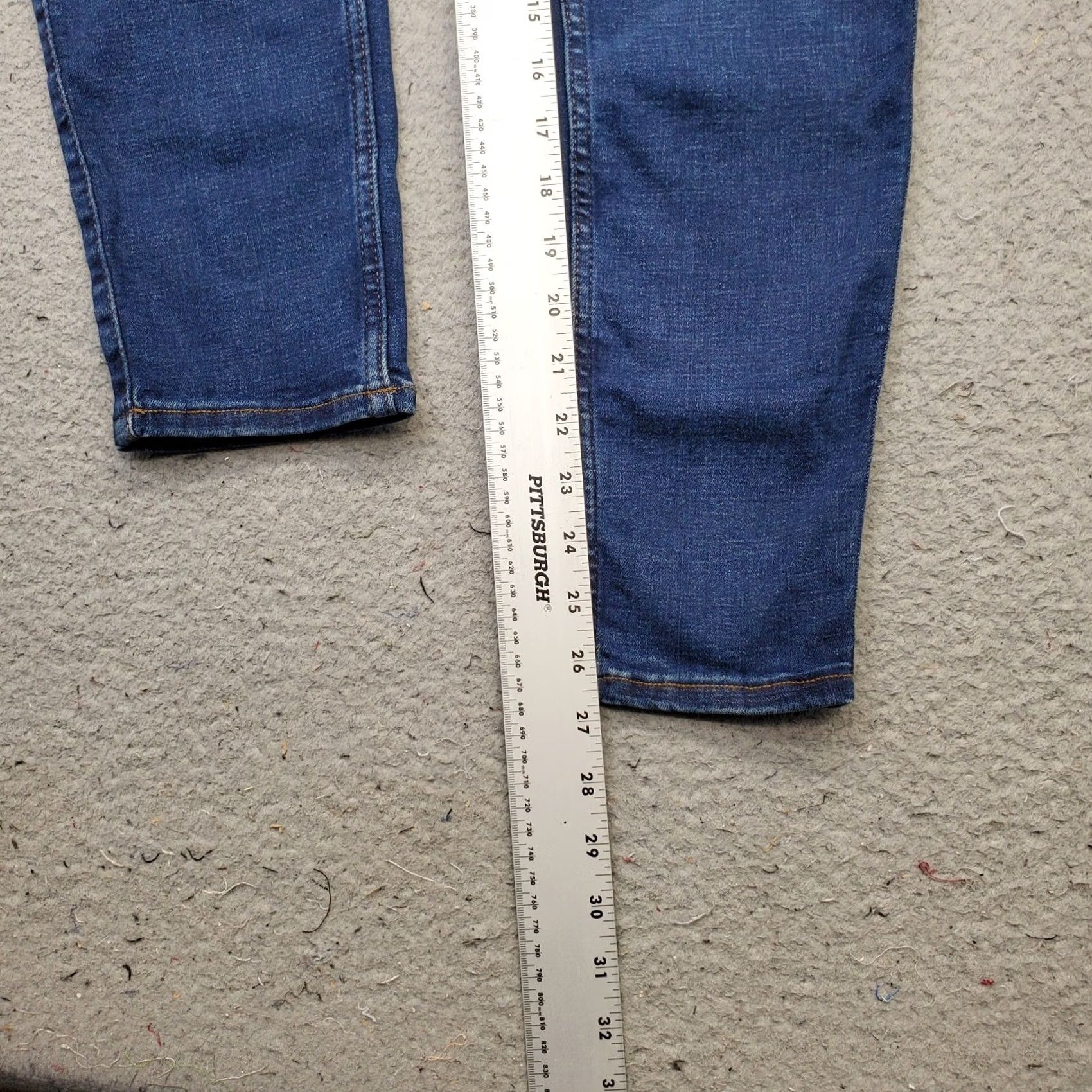 Old Navy Old Navy Jeans Womens 10P Blue Denim Extra High-Rise Rockstar Super-Skinny Leg Jeans Size 32" / US 10 / IT 46 - 4 Thumbnail
