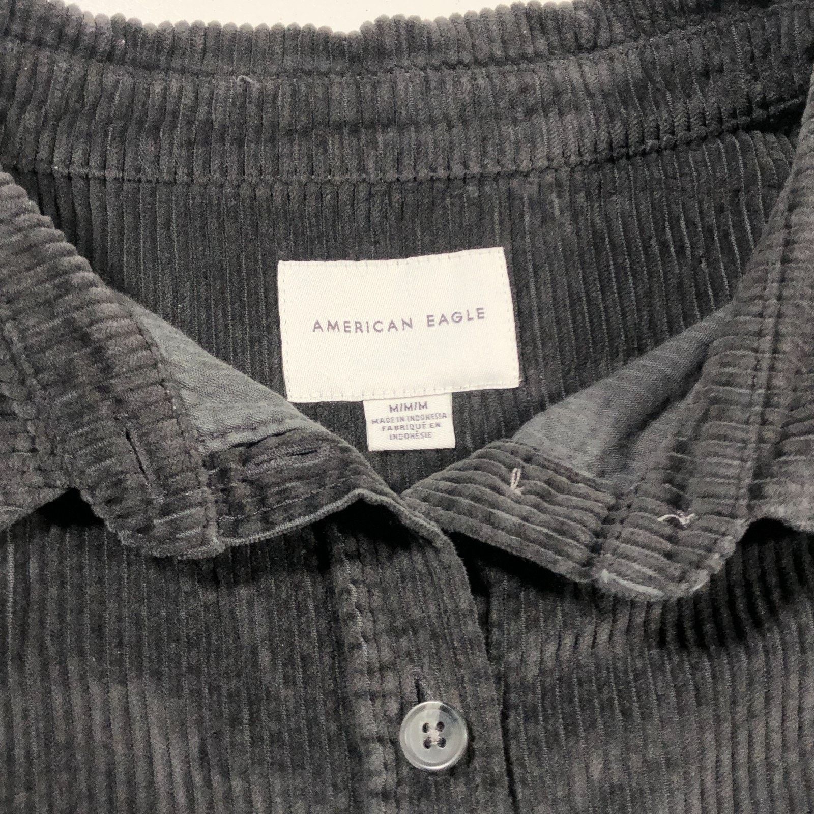 American Eagle Outfitters American Eagle Womens Corduroy Button Up Shirt Size Med Size M / US 6-8 / IT 42-44 - 3 Thumbnail
