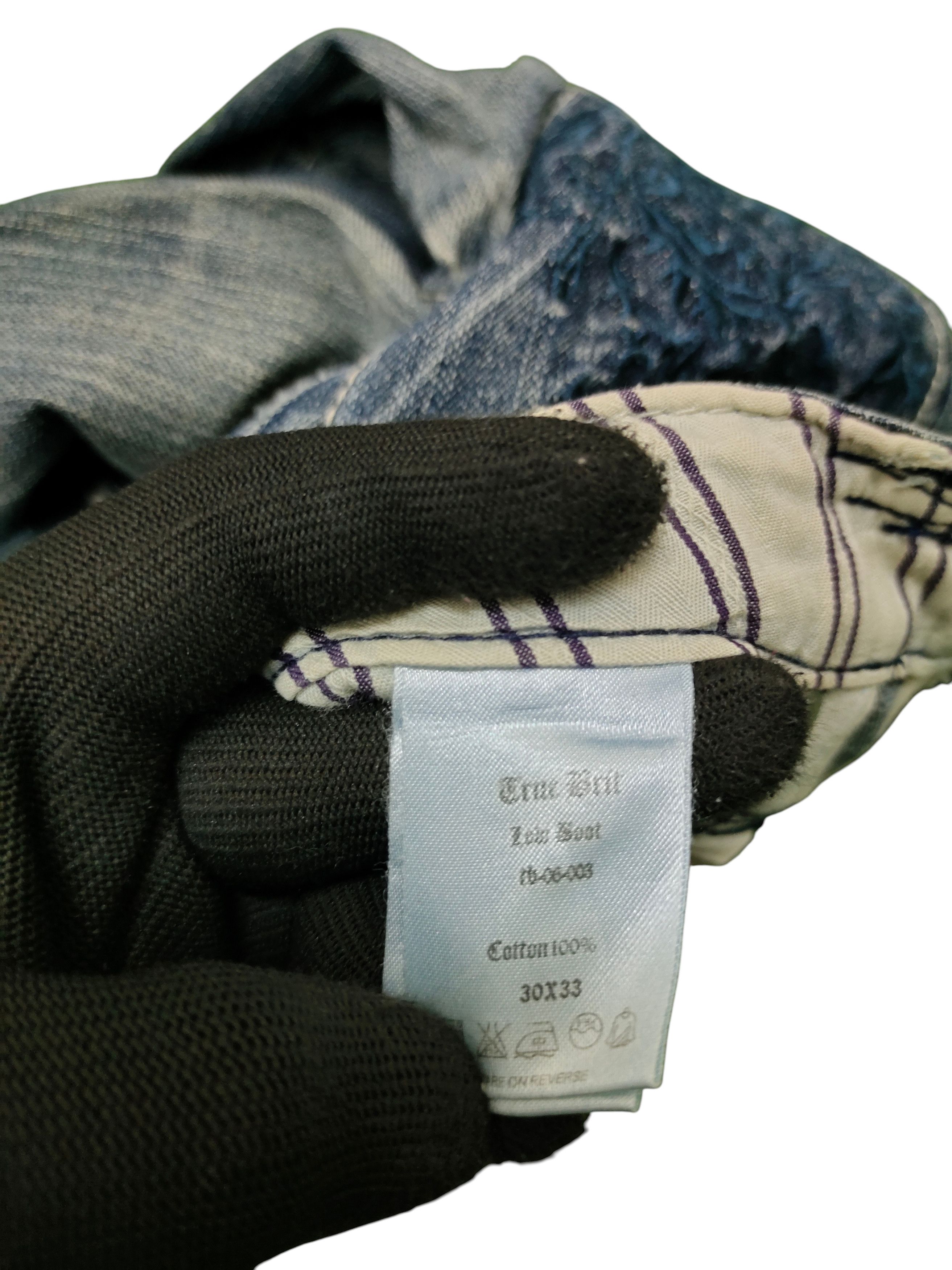 Le Grande Bleu (L.G.B.) Flare Jeans True Brit Embroidered Denim Bootcut Low Rise Size US 30 / EU 46 - 12 Thumbnail