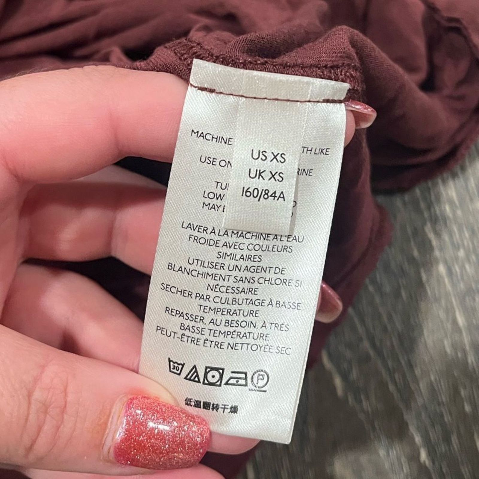 Free People We The Free Chocolate Brown V-Neck Tank Top Size XS Size XS / US 0-2 / IT 36-38 - 3 Thumbnail