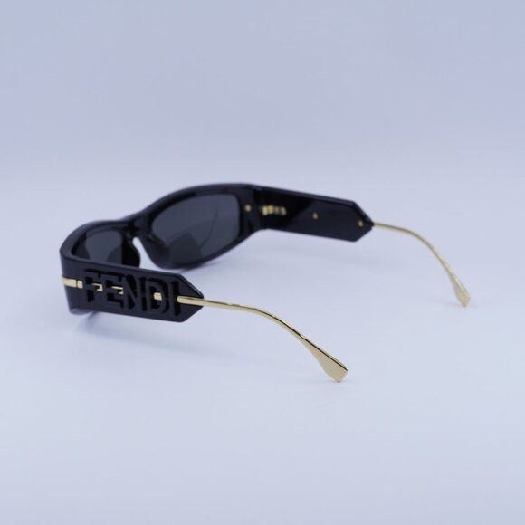 Fendi 🕶️ New Fendi FE40120I 01A Sunglasses - Shiny Black Frame Size ONE SIZE - 4 Thumbnail