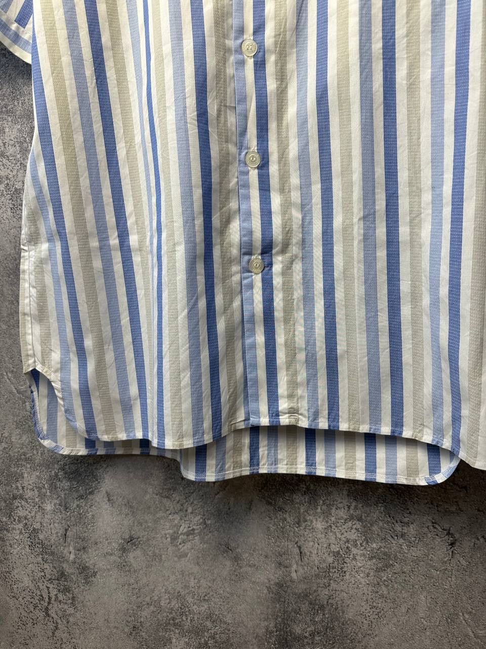 Hanro Hanro of Switzerland Vintage Striped Cotton Shirt Button Size US M / EU 48-50 / 2 - 7 Thumbnail