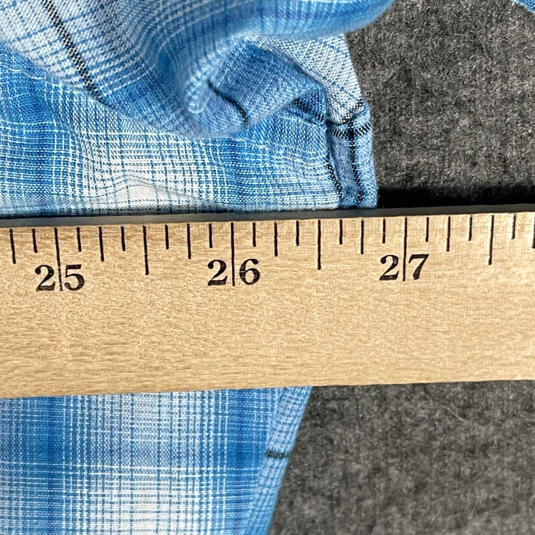 Wrangler VINTAGE Wrangler Shirt Mens M Blue Plaid Short Sleeve Pearl Snap Western Cowboy Size US M / EU 48-50 / 2 - 6 Thumbnail