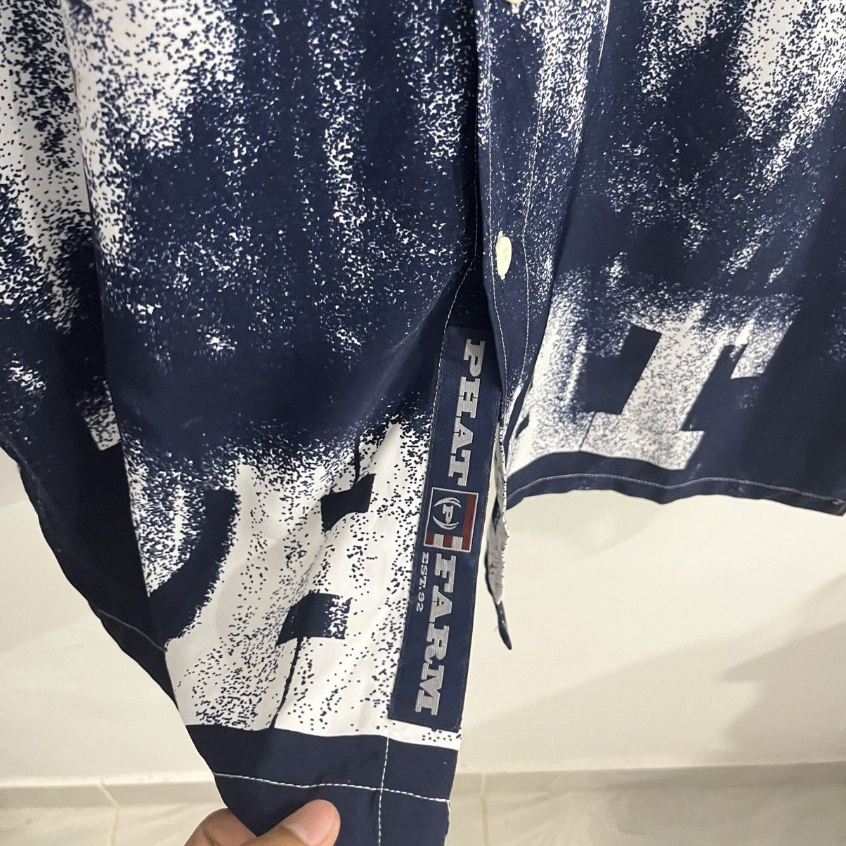 Phat Farm Phat Farm Graphic Oversized Button Up Shirt Size US XXL / EU 58 / 5 - 4 Thumbnail