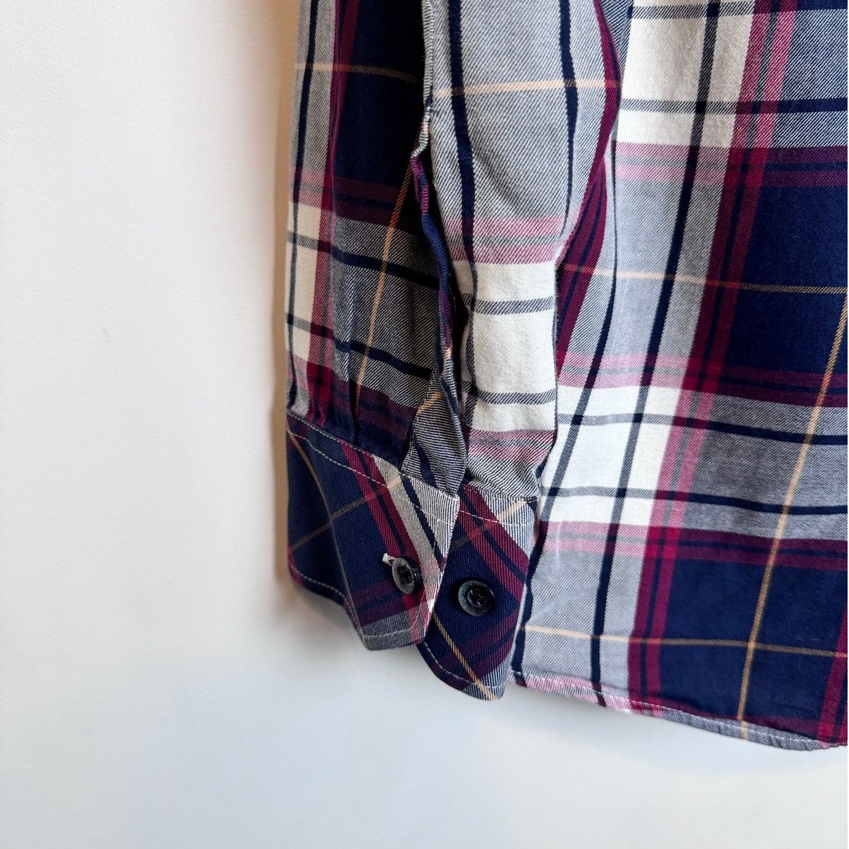 Playboy Playboy Blue Plaid Button Down Shirt - Size M Size US M / EU 48-50 / 2 - 5 Thumbnail