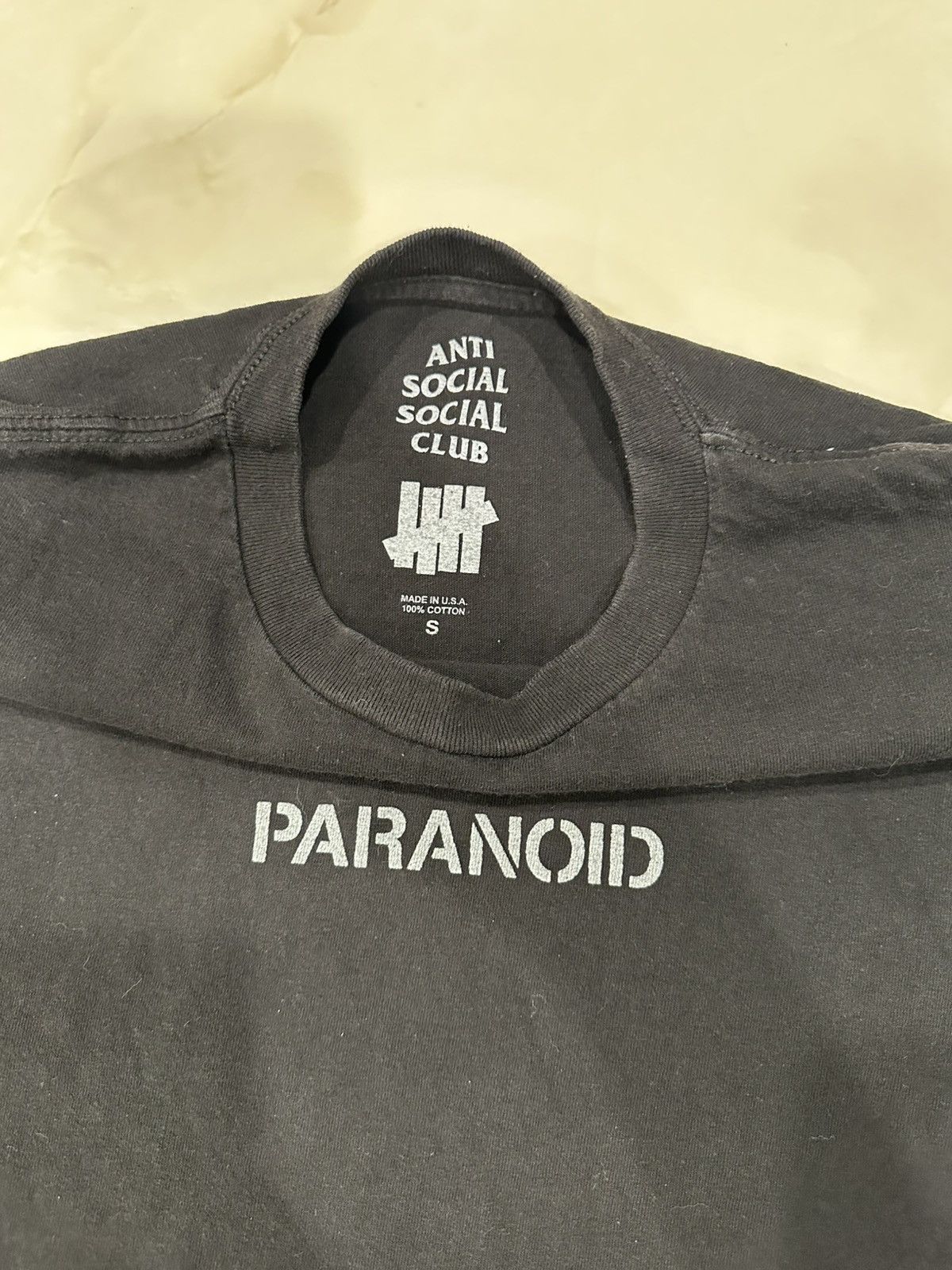 Anti Social Social Club × Undefeated Reflective anti social club tee Size US M / EU 48-50 / 2 - 4 Thumbnail