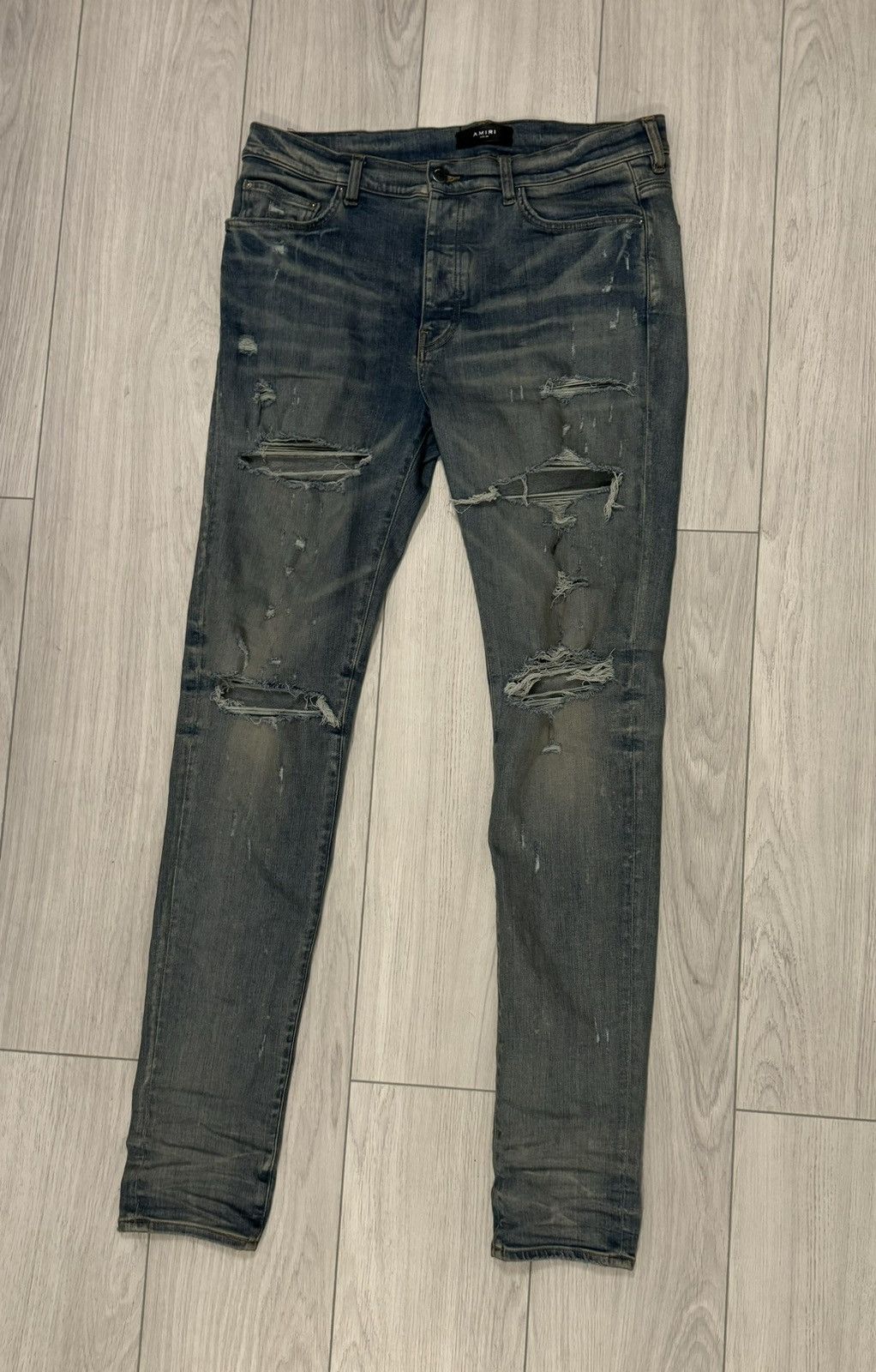 AMIRI jeans thrasher