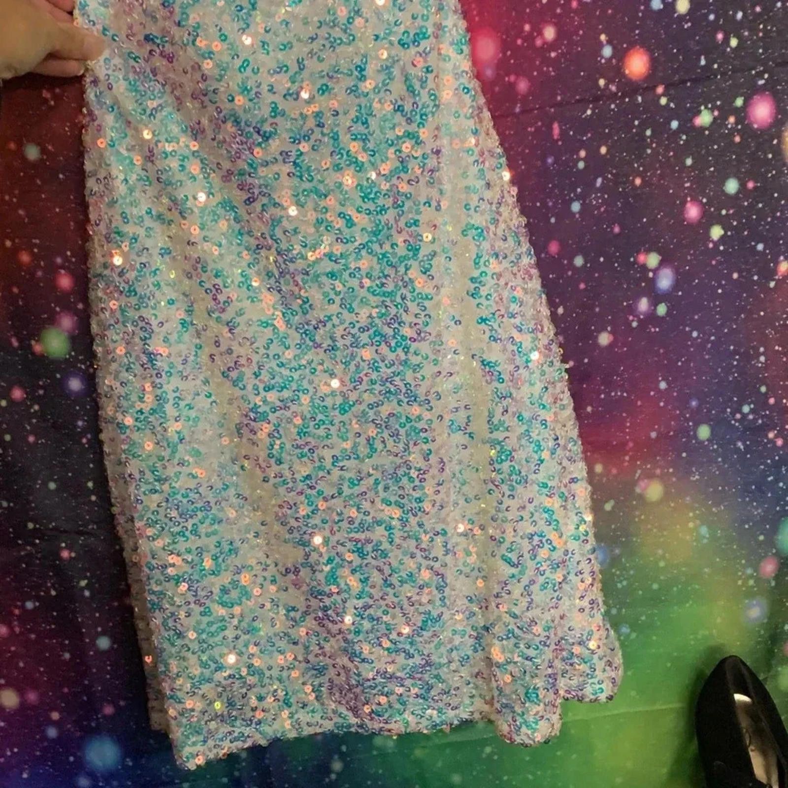 Windsor Smith Windsor white sequin dress Size L / US 10 / IT 46 - 5 Thumbnail