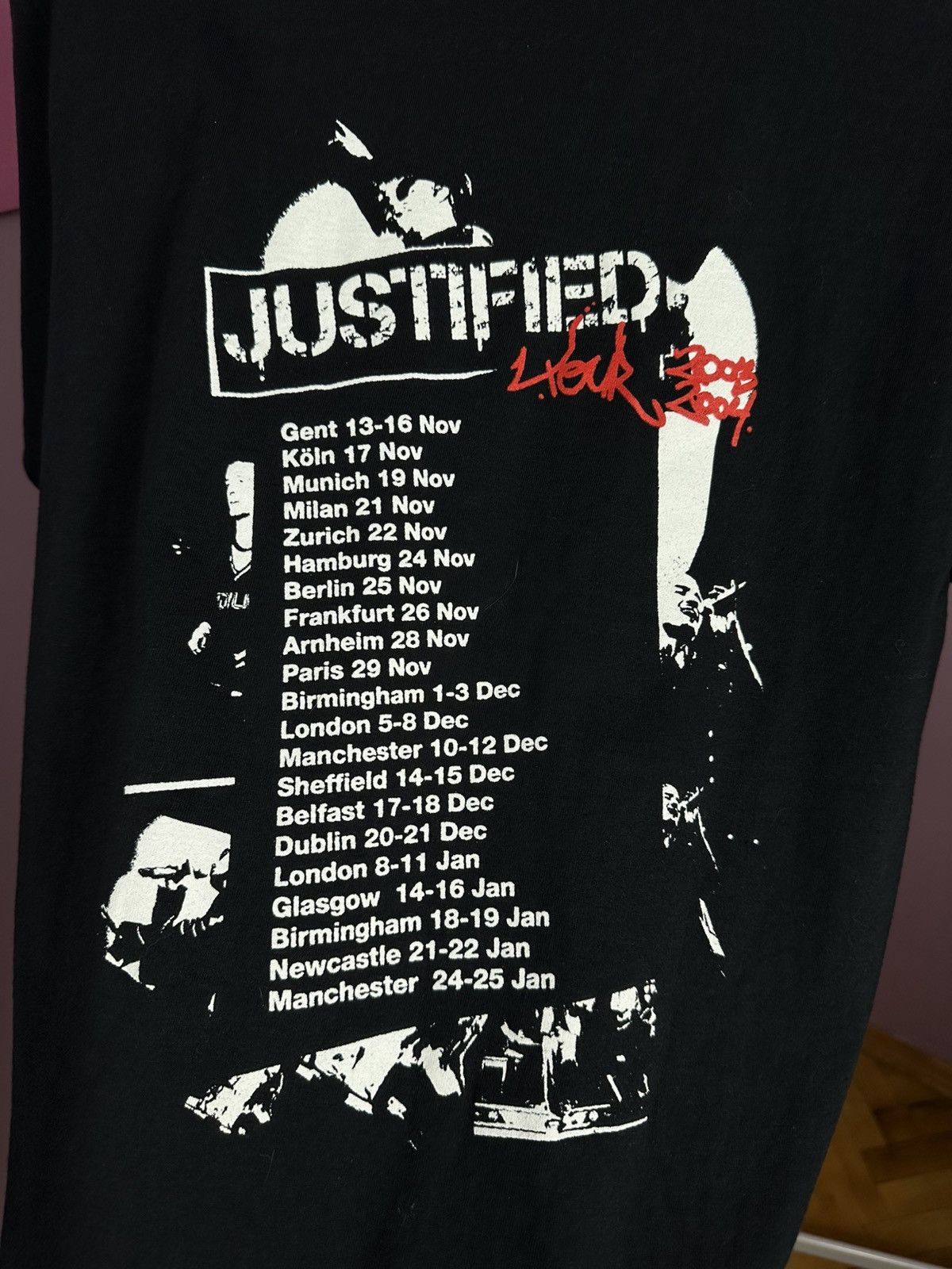 Fruit Of The Loom Justin Timberlake Justified 2003 Vintage T Shirt Band Tee Size US S / EU 44-46 / 1 - 16 Thumbnail