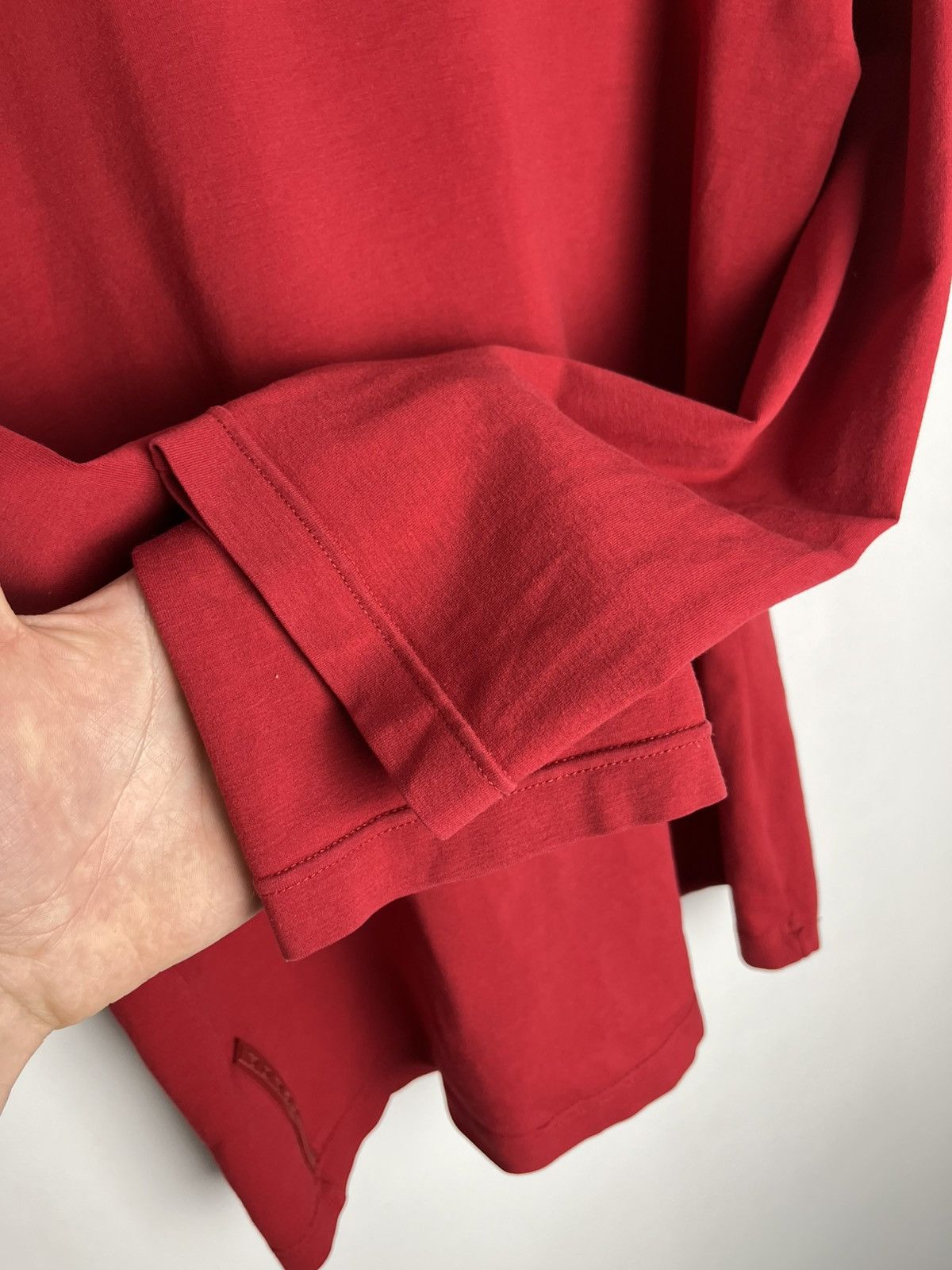 Prada 00’s Prada Sport Red Tab Long Sleeve Tee Size XL / US 12-14 / IT 48-50 - 5 Thumbnail
