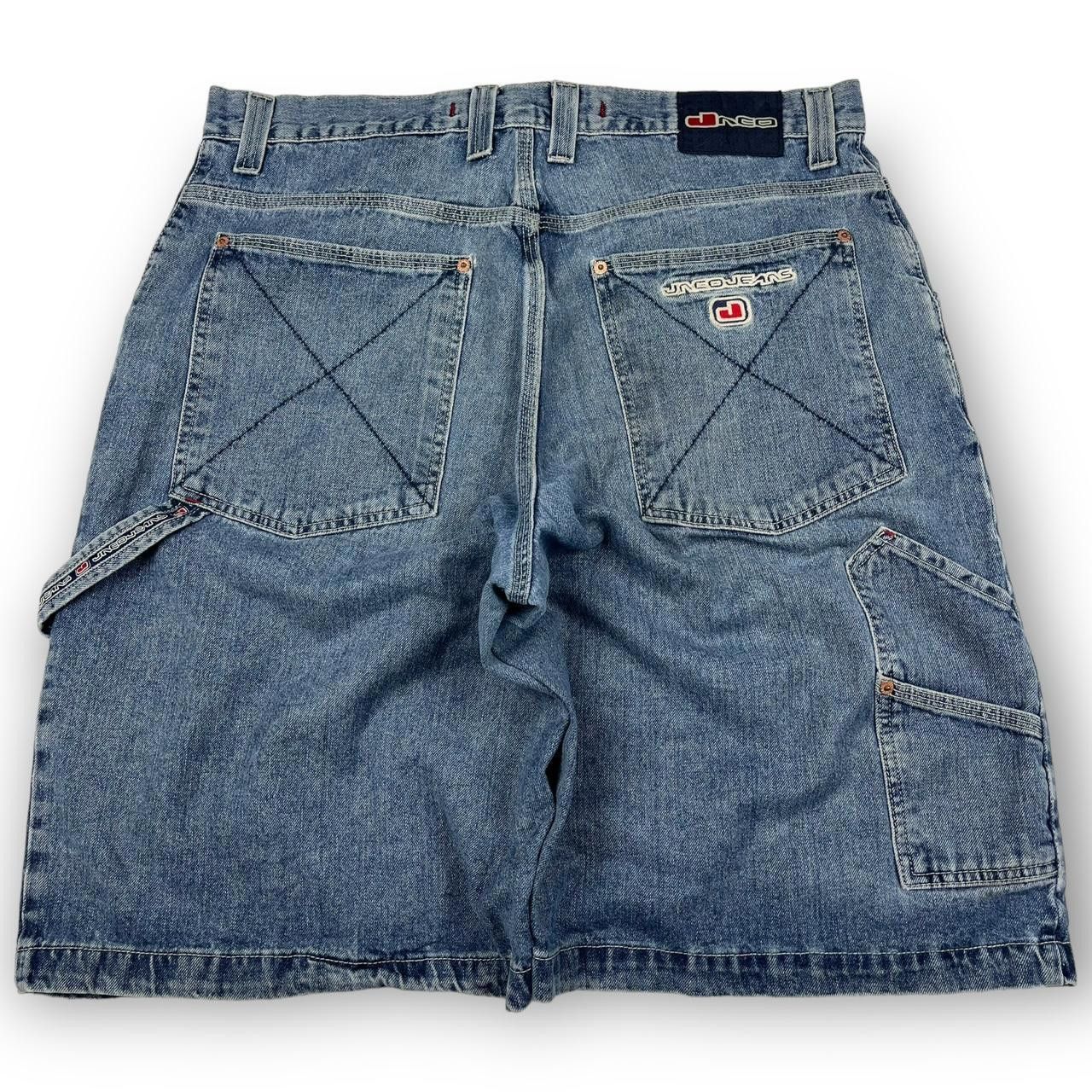 JNCO JNCO Men's Blue Shorts Size US 37 - 1 Thumbnail