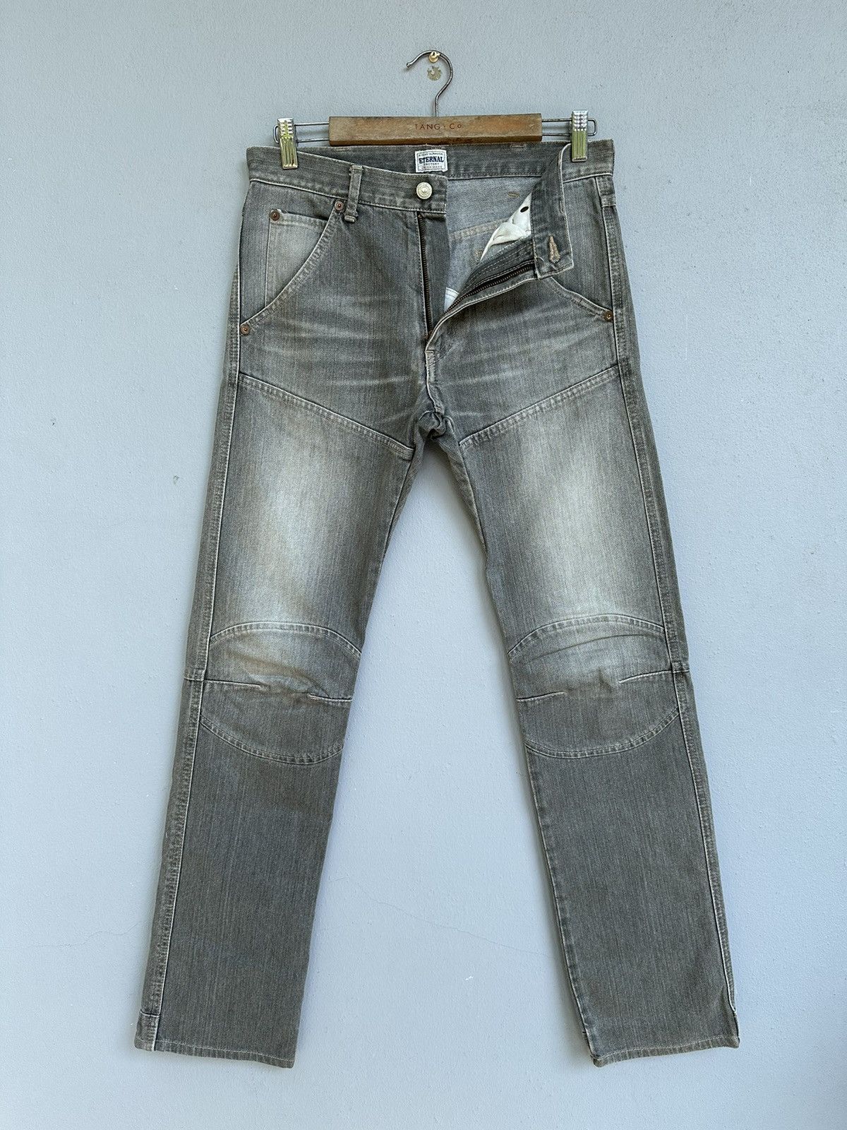 Eternal Japanese Brand Eternal Bitchu Kurashiki Biker Denim Jeans Size US 30 / EU 46 - 3 Thumbnail