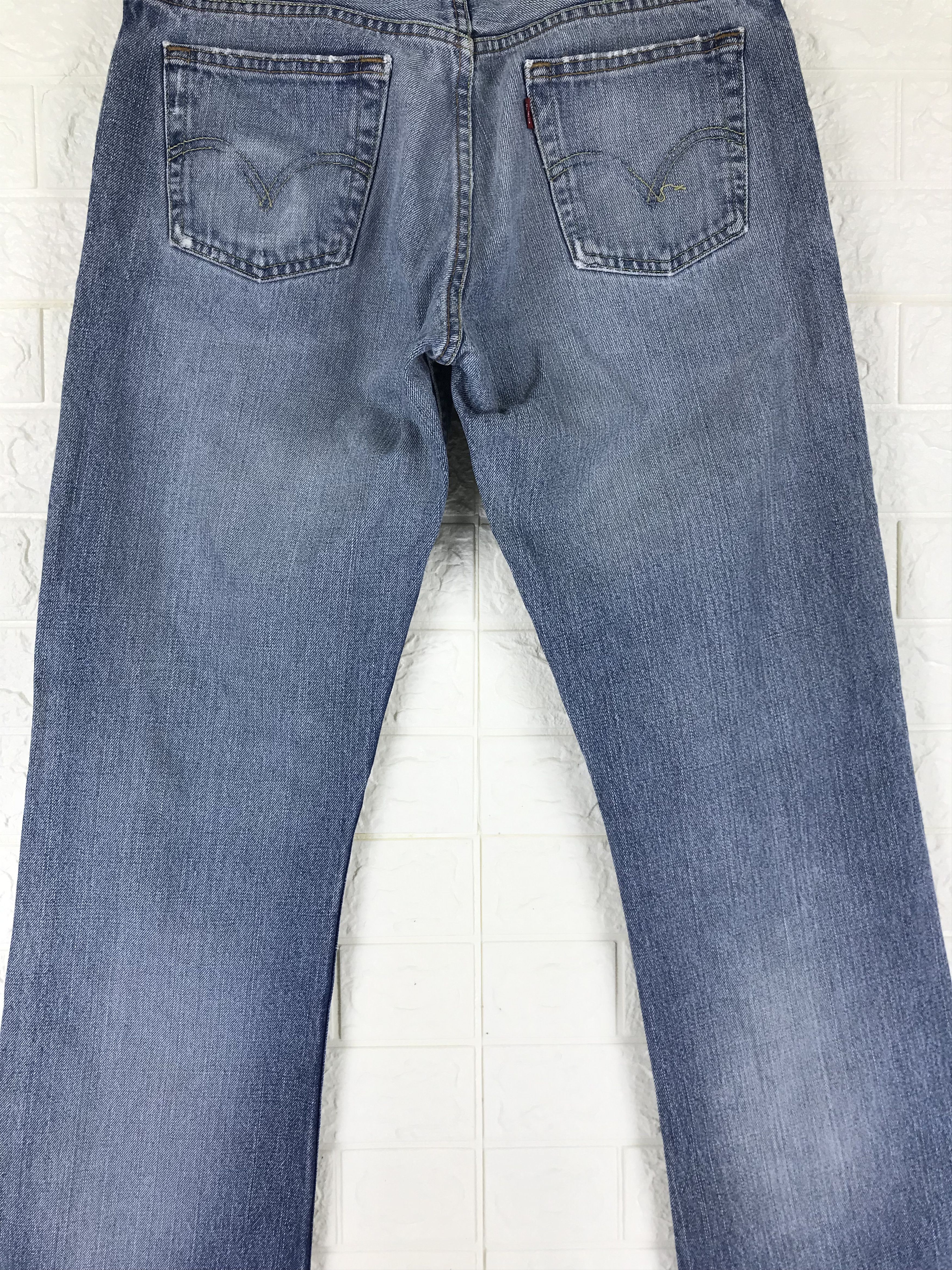 Levi's Vintage Levi's 527 Flare Jeans Distressed Denim Size US 32 / EU 48 - 7 Thumbnail