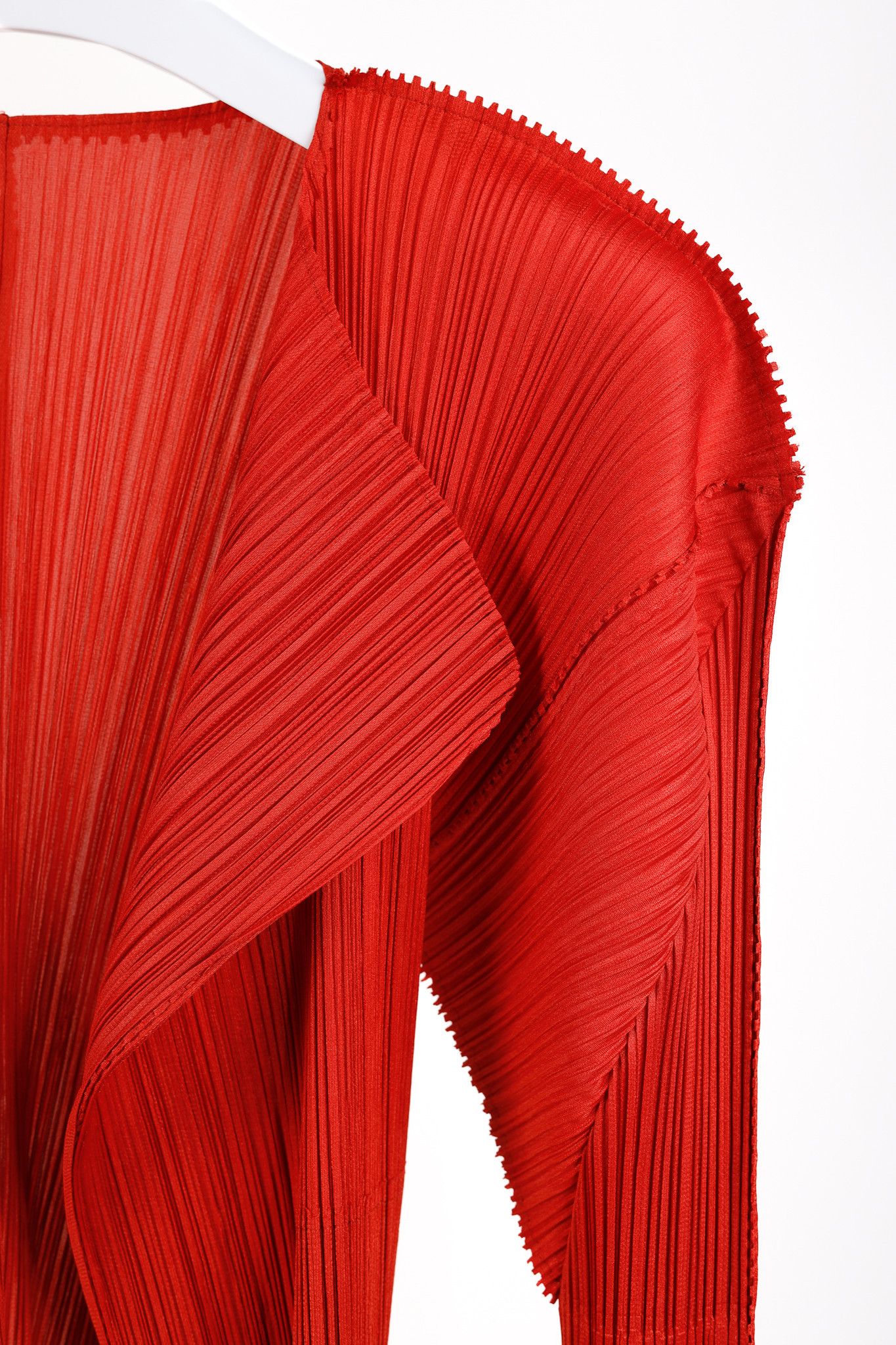 Pleats Please Issey Miyake Issey Miyake Pleats Please Pleated Open-Front Cardigan Size M / US 6-8 / IT 42-44 - 4 Thumbnail