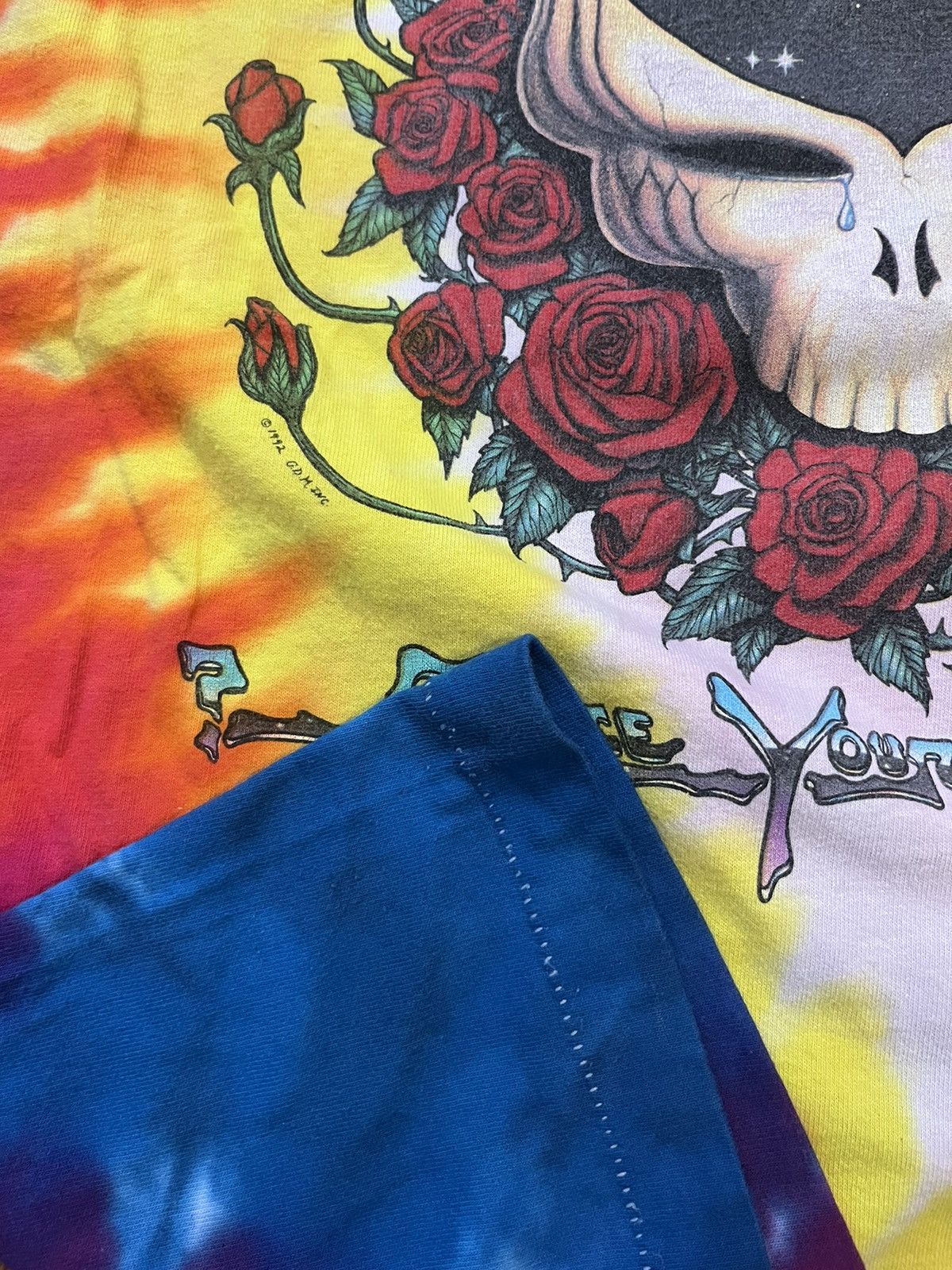 Grateful Dead × Liquid Blue × Vintage Vtg 1992 Grateful Dead Space Your Face Long Slv Tie Dye XL Size US XL / EU 56 / 4 - 4 Thumbnail
