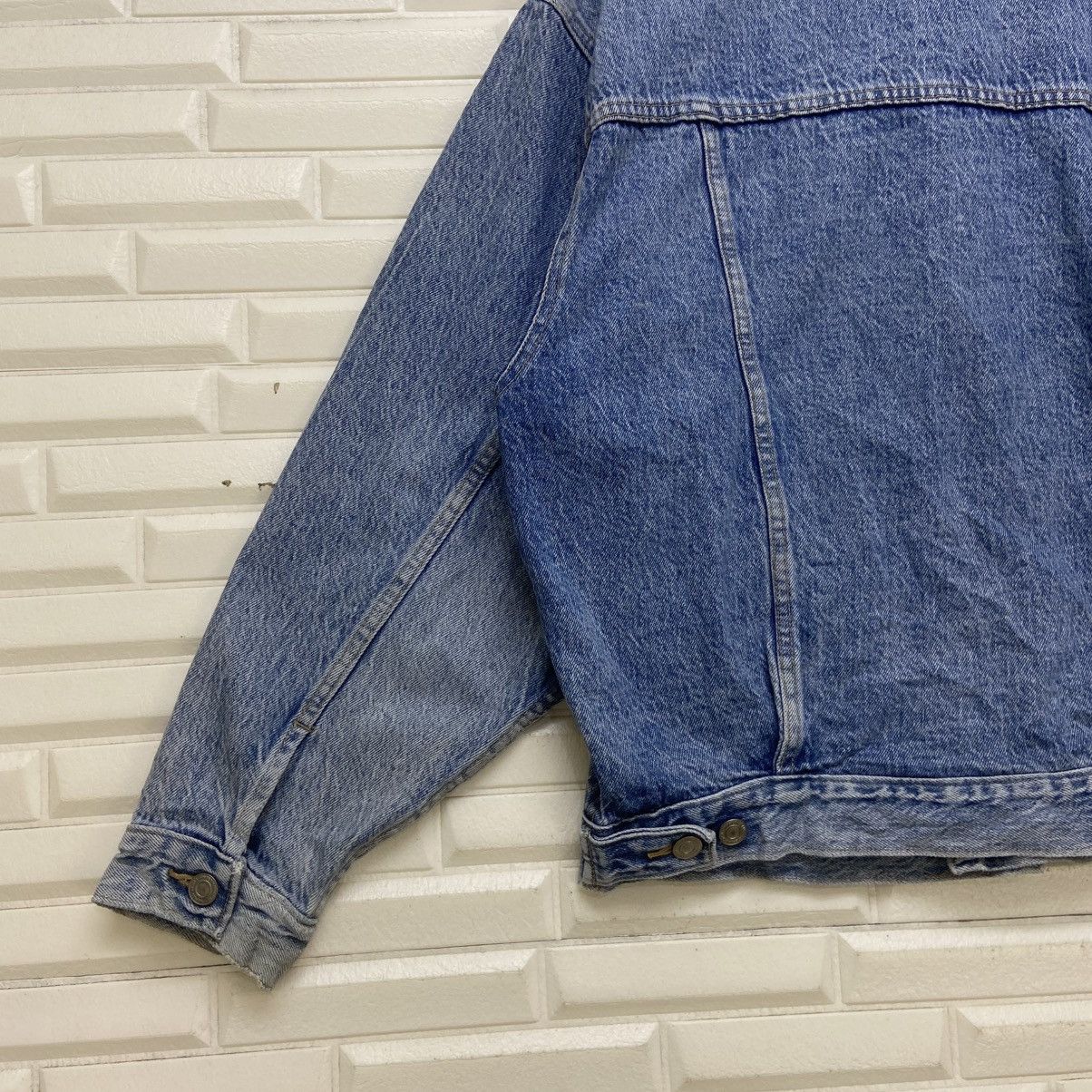 Big John Vintage Big John Spirit Stone Wash Denim Trucker Jacket Size US S / EU 44-46 / 1 - 13 Thumbnail