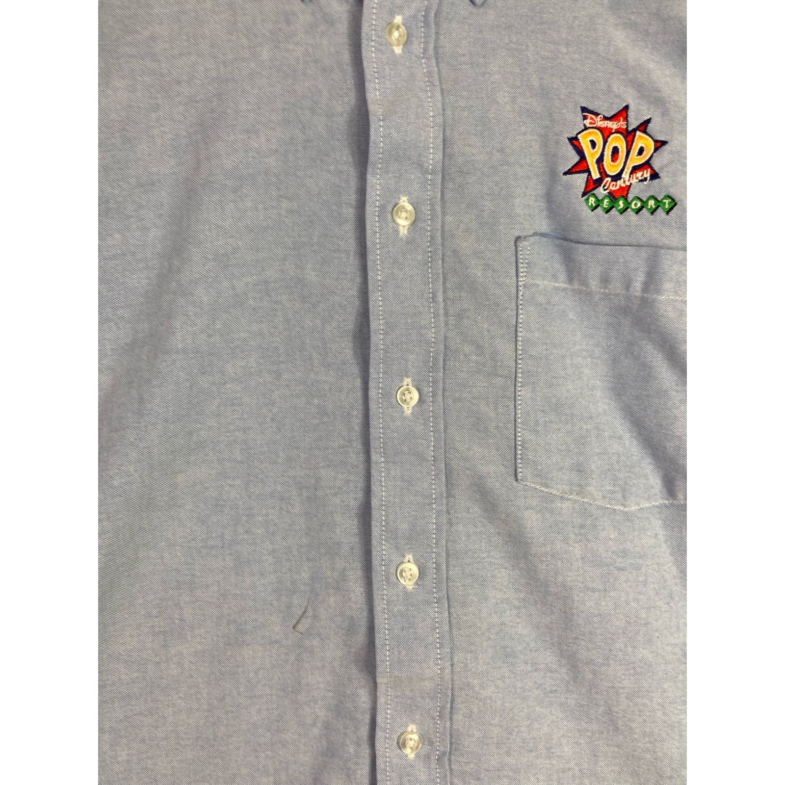 Other Disney World Pop Century Men's Blue Employee Shirt 2XL Size US M / EU 48-50 / 2 - 7 Thumbnail