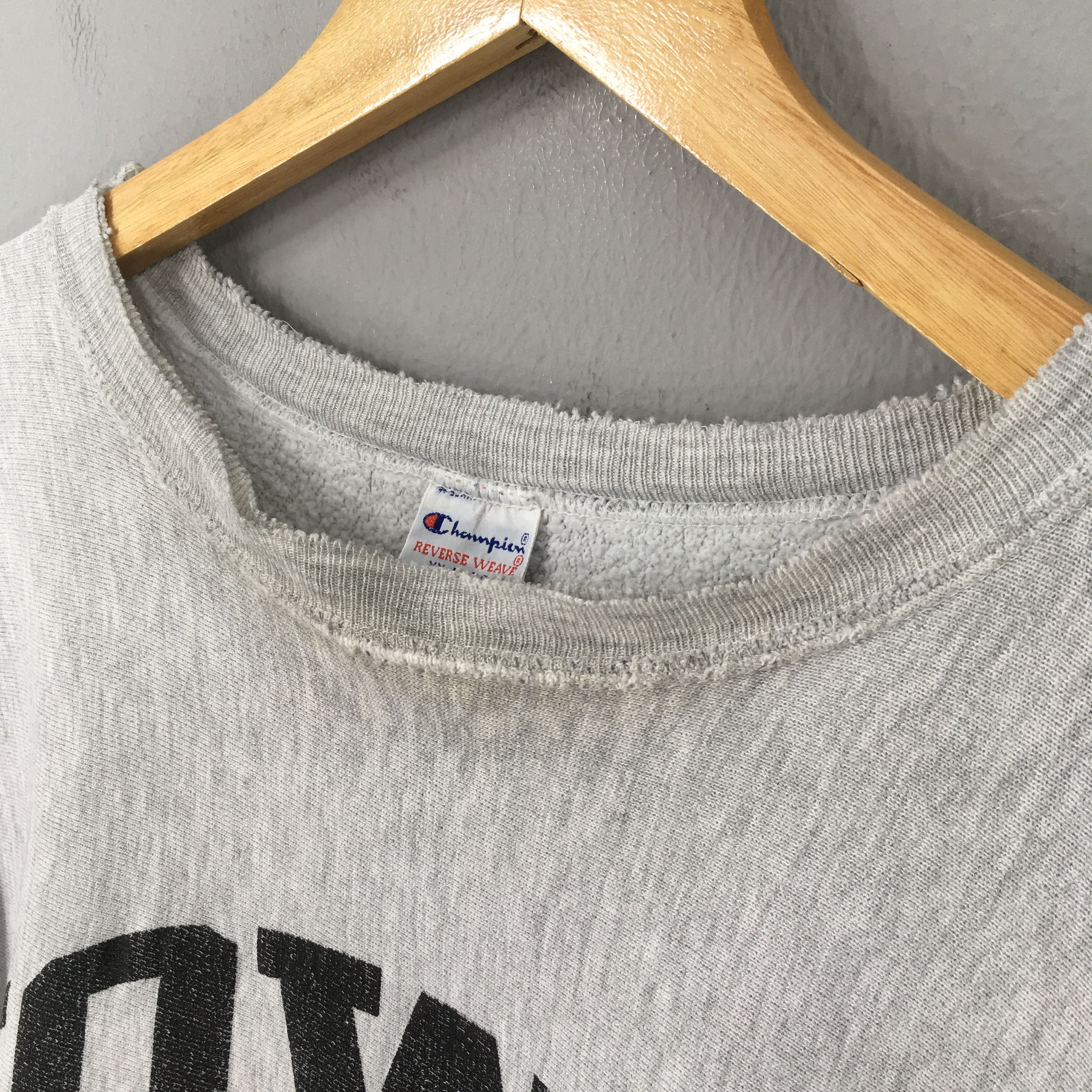 Champion Vintage 1980s Champion Reverse Weave Gray Sweatshirt 2XLarge Size US XXL / EU 58 / 5 - 6 Thumbnail