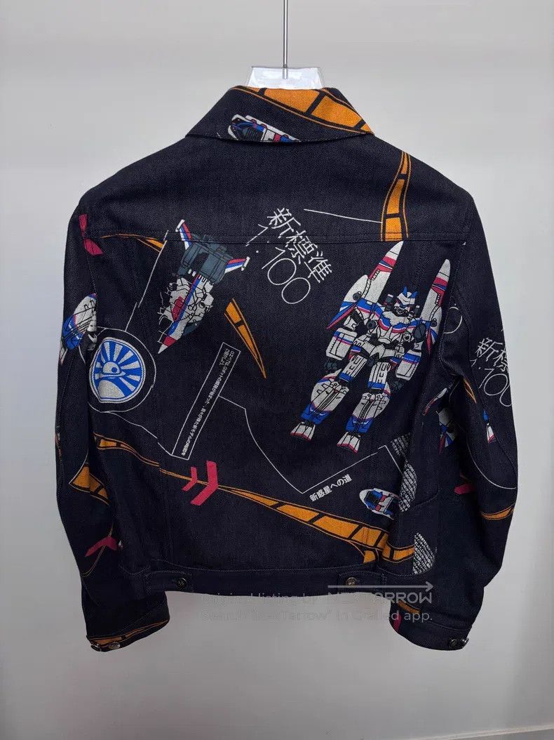Loewe Loewe Bandai Gundam Limited Edition Denim Jacket Size US M / EU 48-50 / 2 - 2 Thumbnail